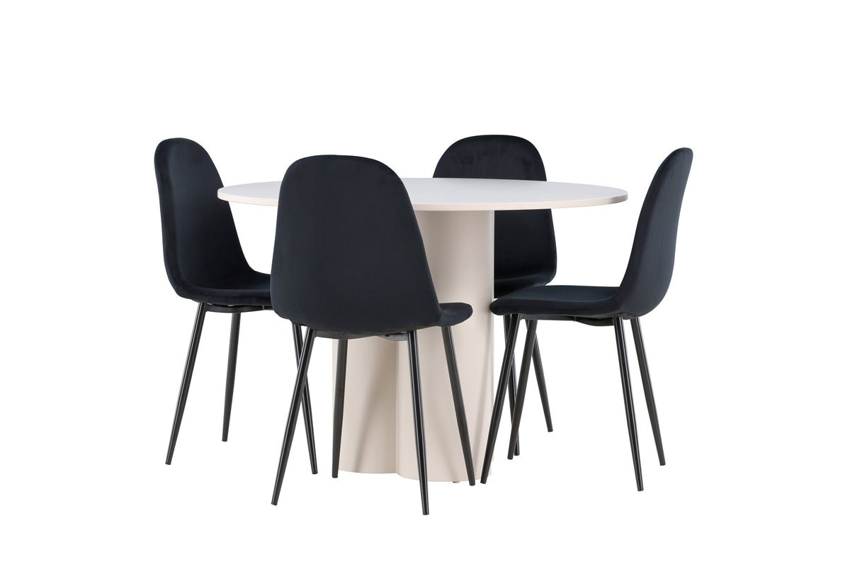 Olivia Matbord med Polar Stolarna – MDF