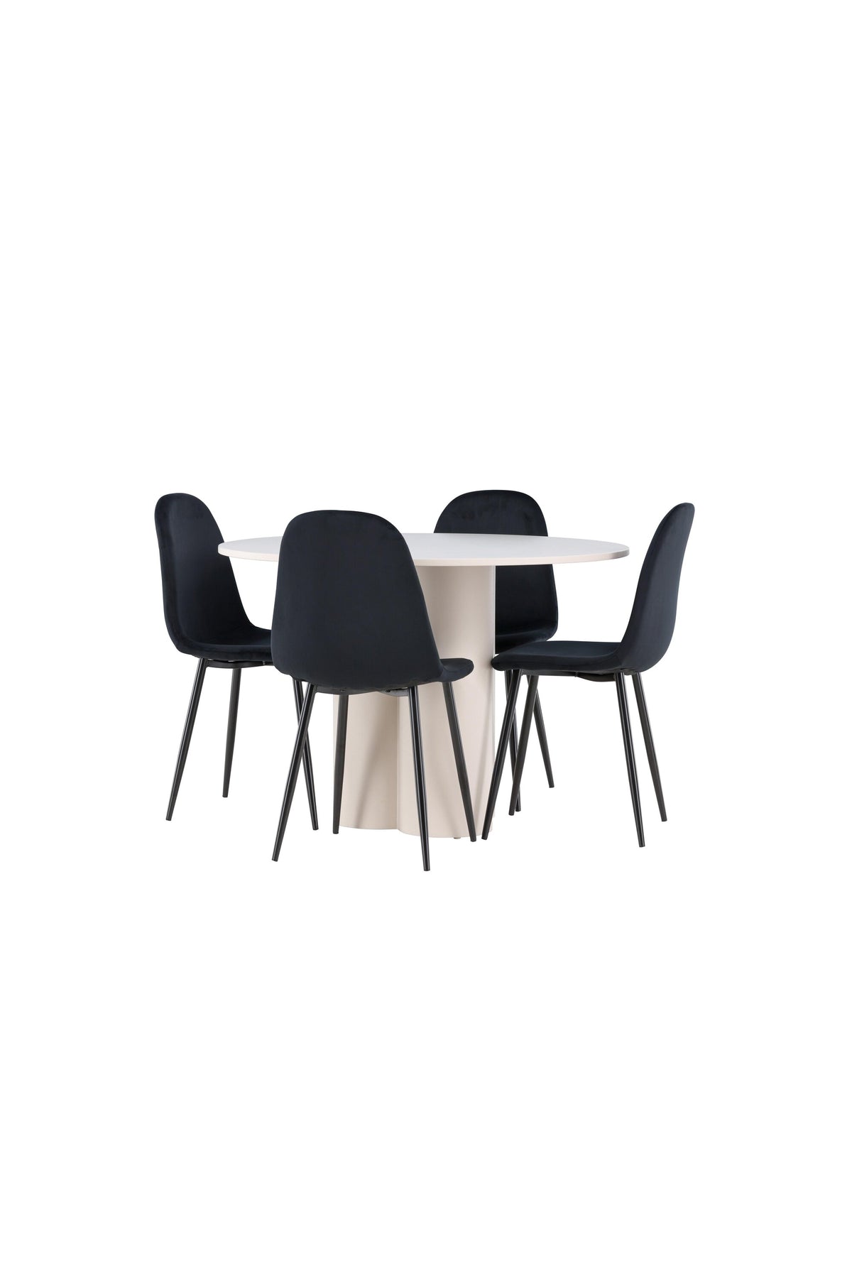 Olivia Matbord med Polar Stolarna – MDF