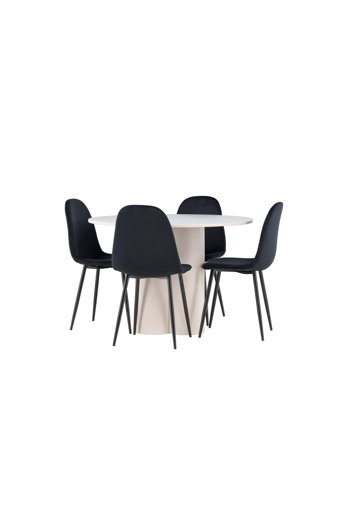 Olivia Matbord med Polar Stolarna – MDF