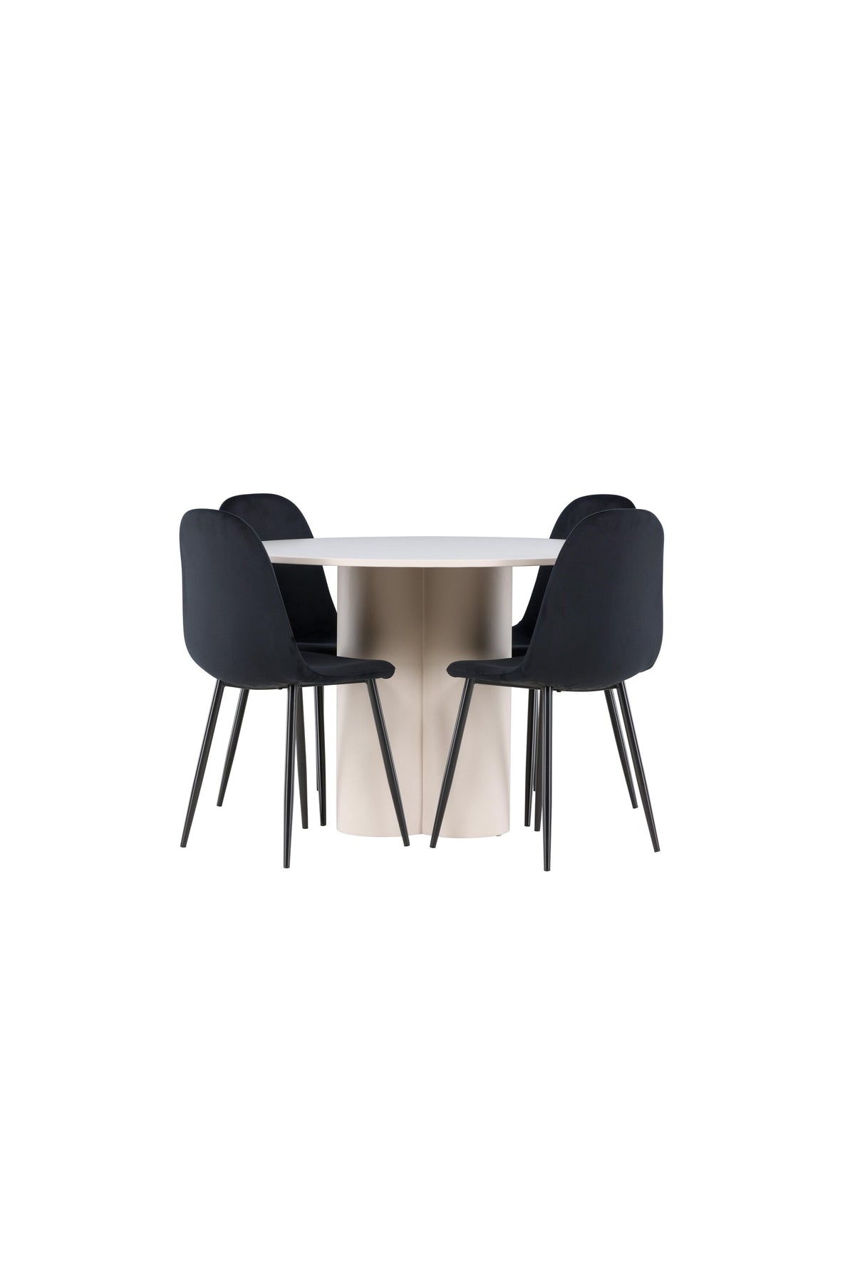 Olivia Matbord med Polar Stolarna – MDF