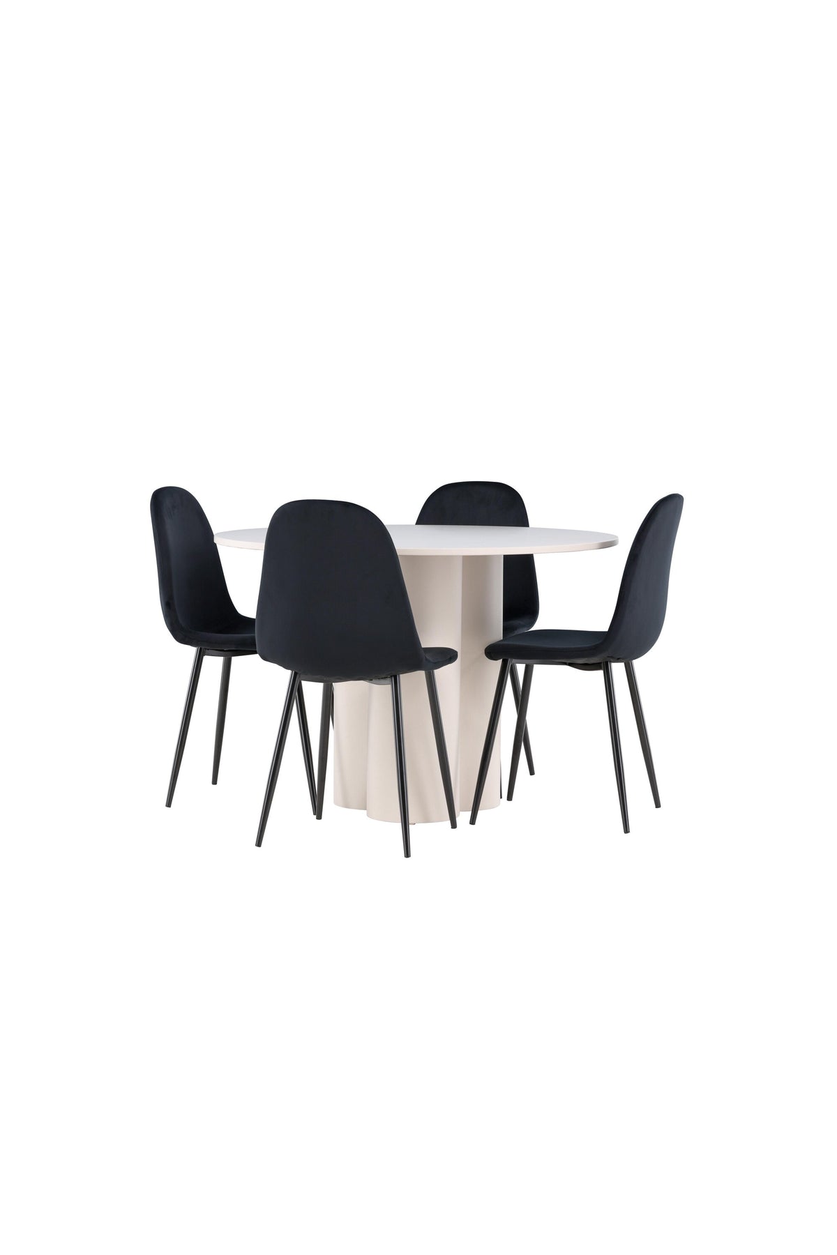 Olivia Matbord med Polar Stolarna – MDF