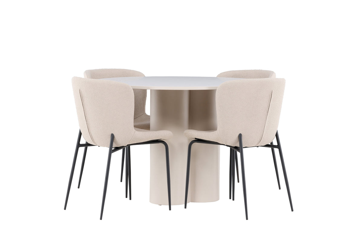 Olivia Matbord med Modesto Stolarna – MDF