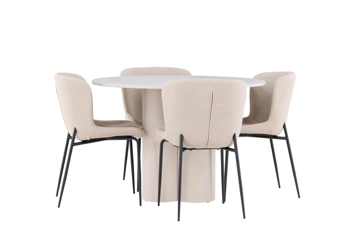 Olivia Matbord med Modesto Stolarna – MDF