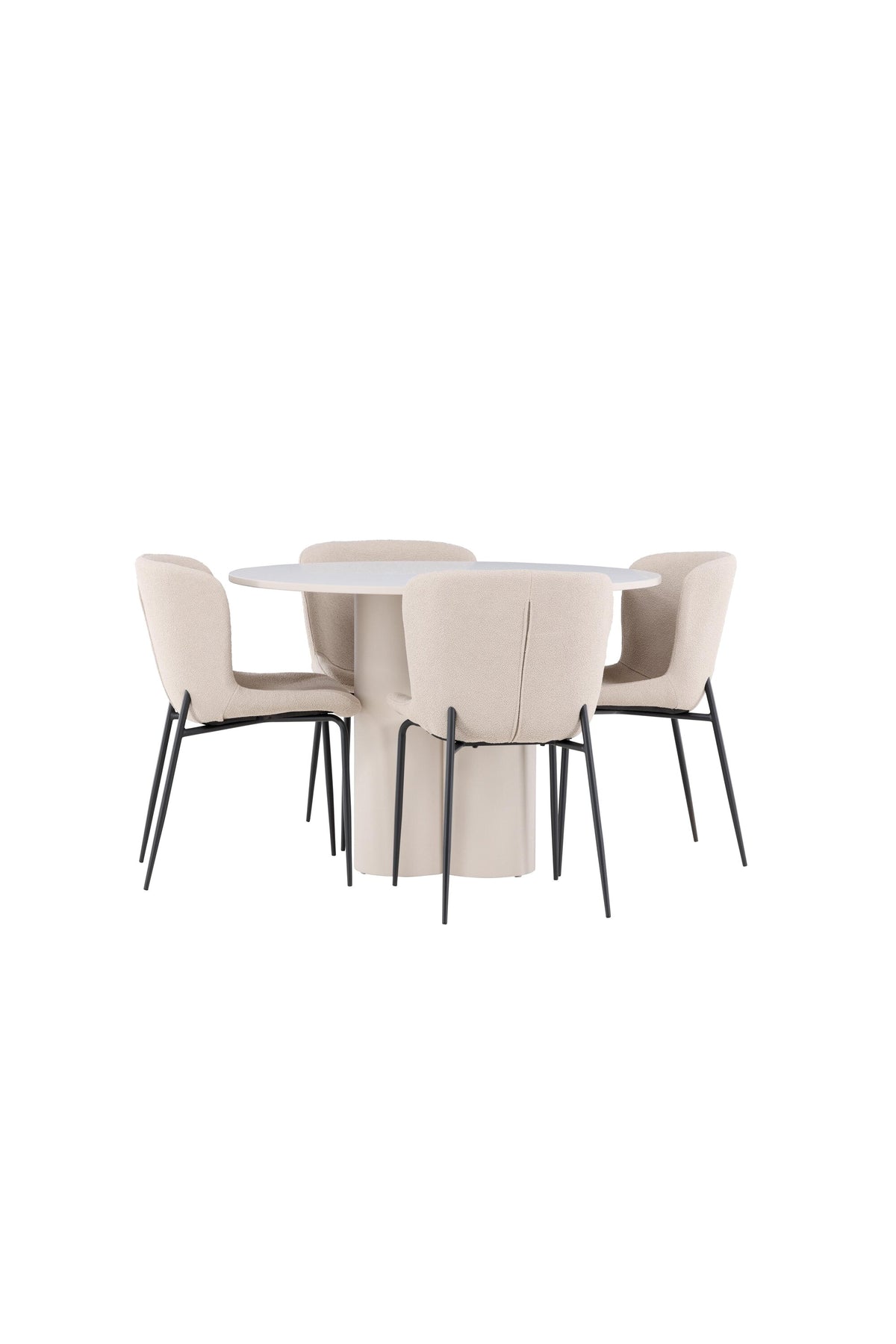 Olivia Matbord med Modesto Stolarna – MDF