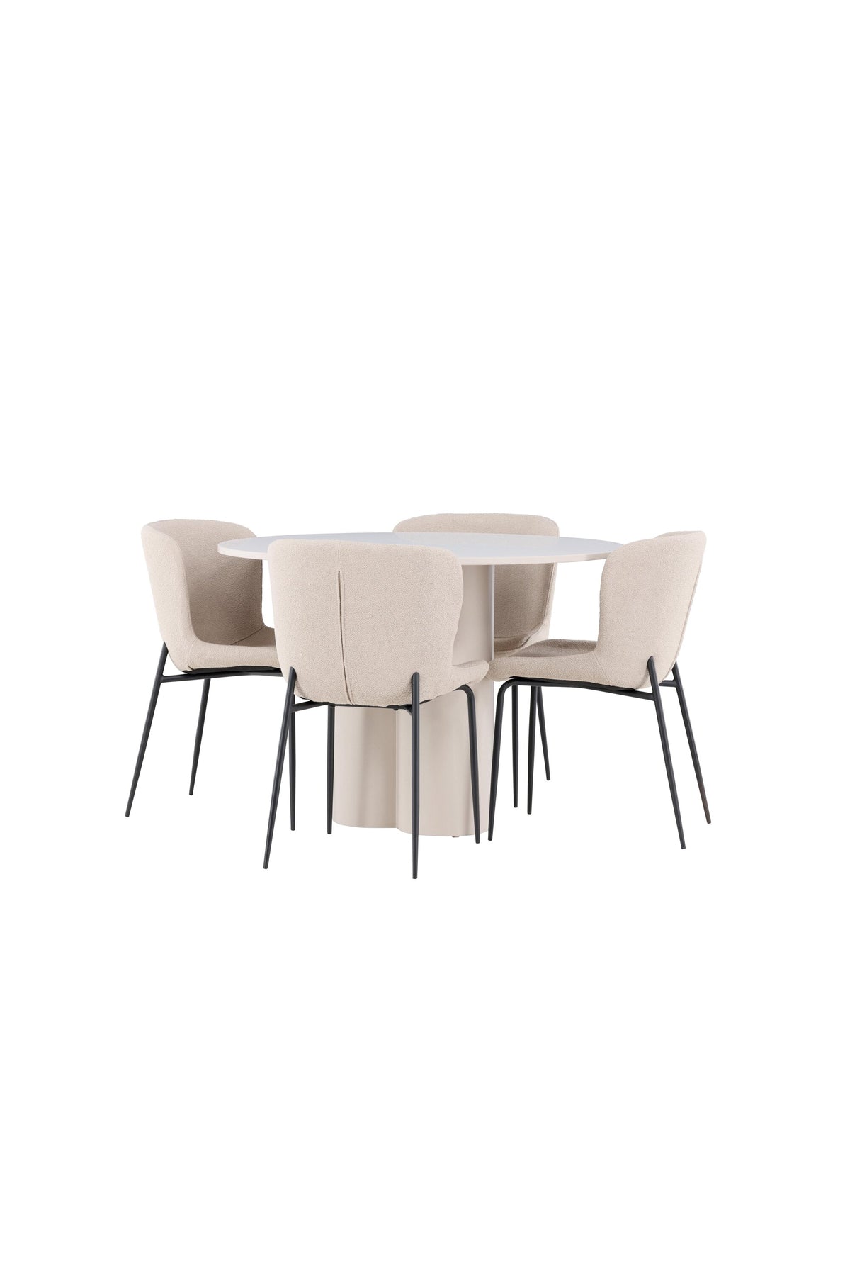 Olivia Matbord med Modesto Stolarna – MDF