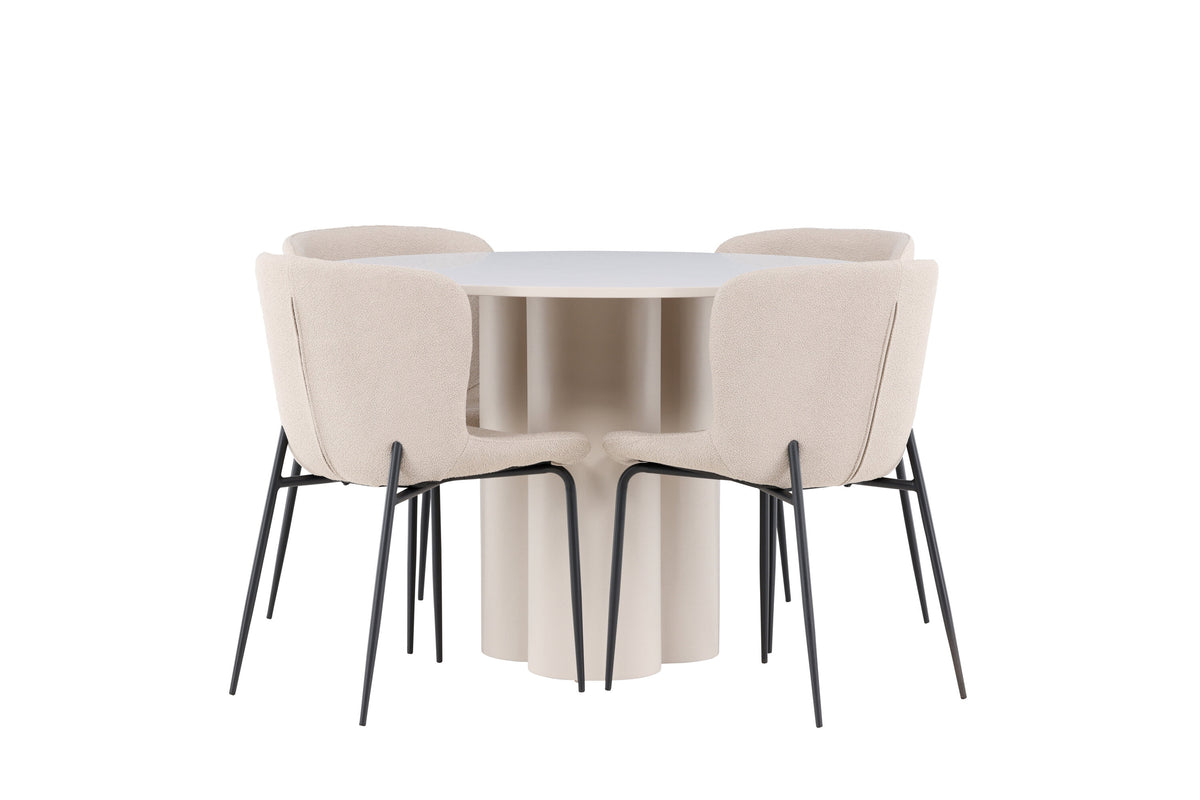 Olivia Matbord med Modesto Stolarna – MDF