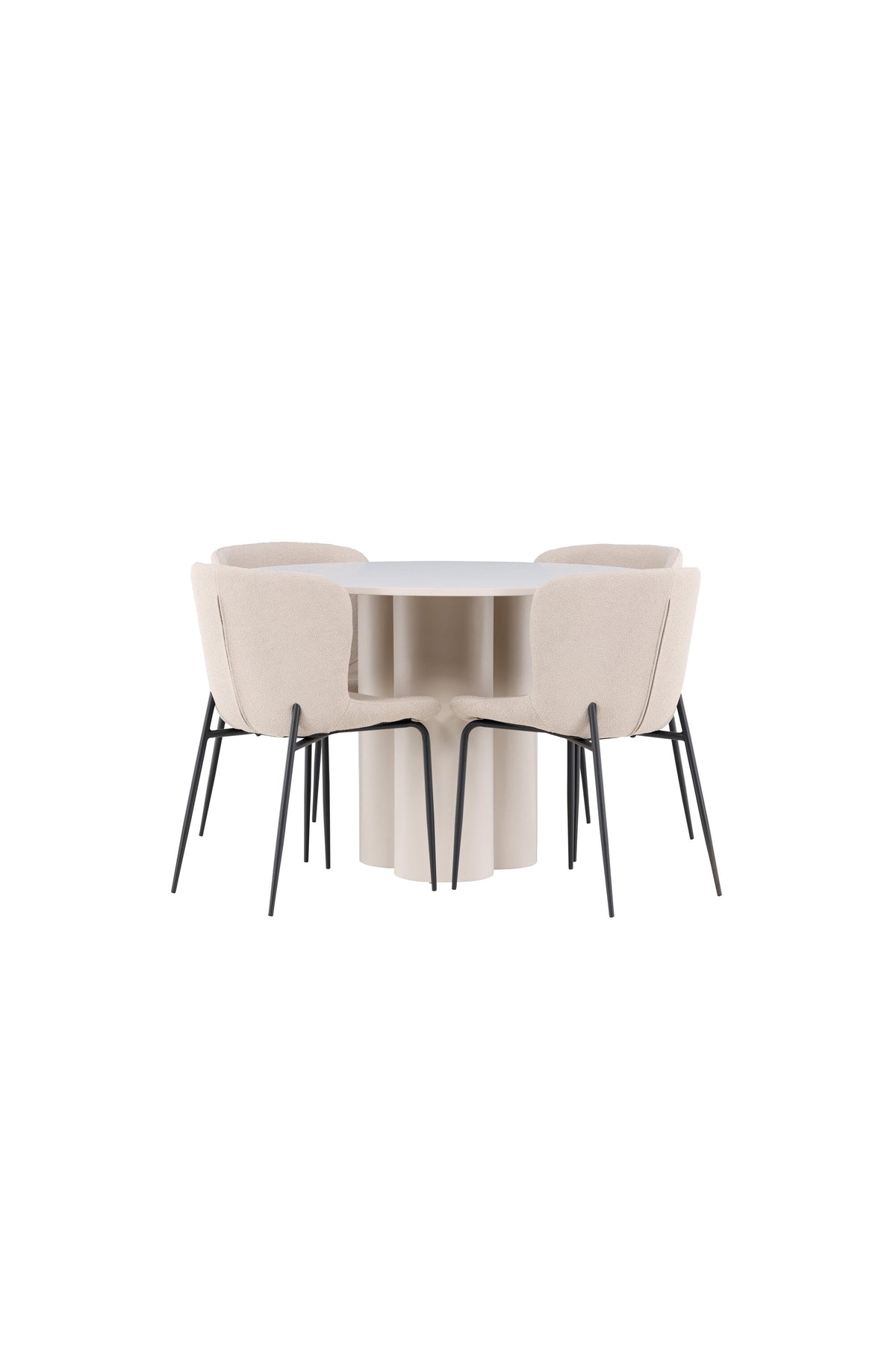 Olivia Matbord med Modesto Stolarna – MDF