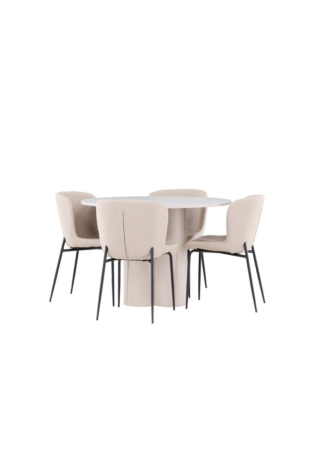Olivia Matbord med Modesto Stolarna – MDF