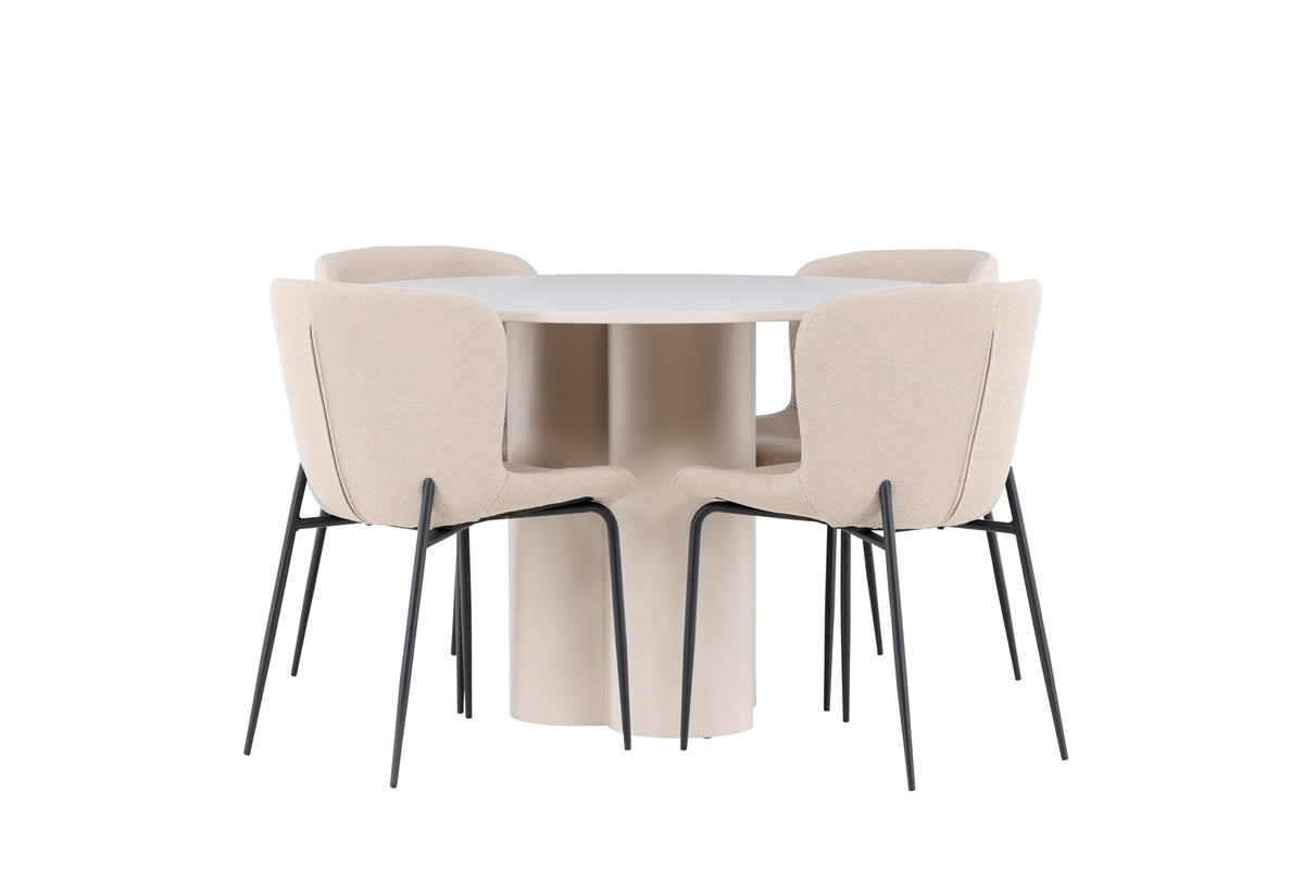 Olivia Matbord med Modesto Stolarna – MDF