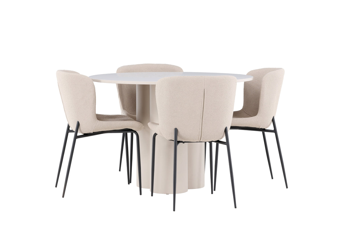 Olivia Matbord med Modesto Stolarna – MDF