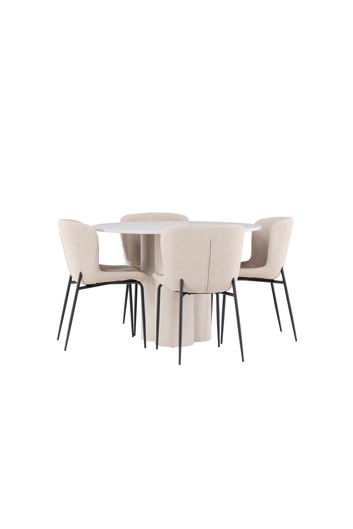 Olivia Matbord med Modesto Stolarna – MDF