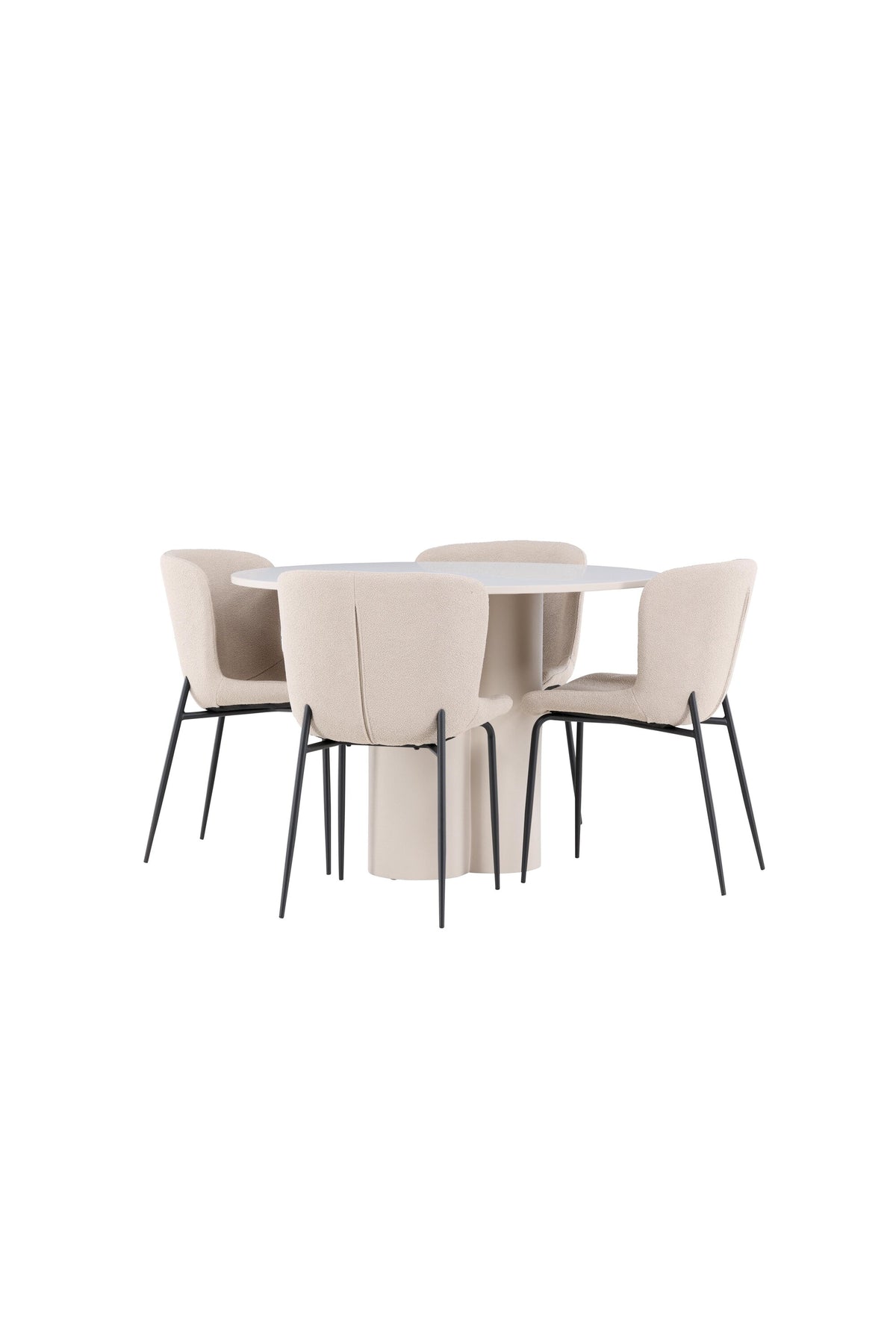 Olivia Matbord med Modesto Stolarna – MDF