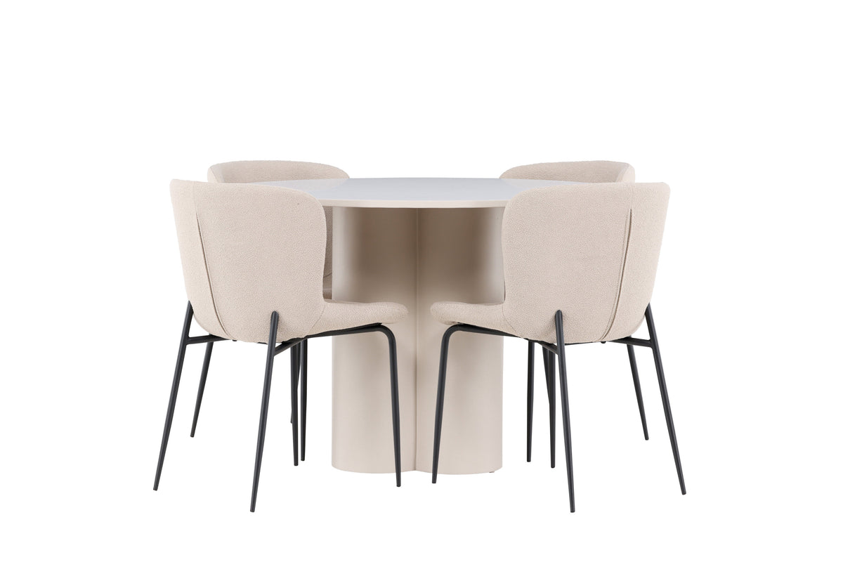 Olivia Matbord med Modesto Stolarna – MDF