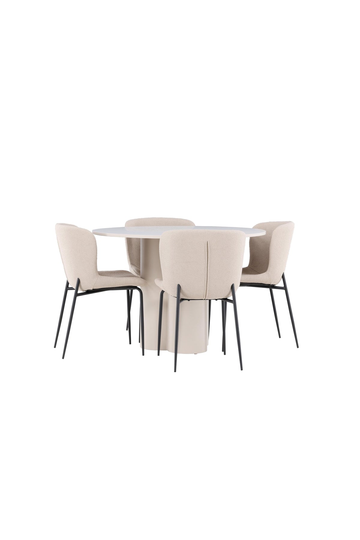 Olivia Matbord med Modesto Stolarna – MDF
