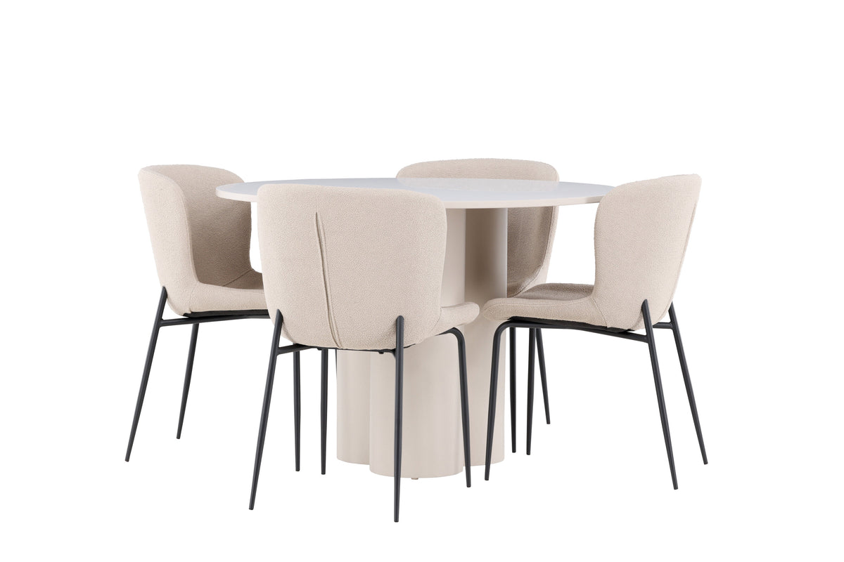 Olivia Matbord med Modesto Stolarna – MDF