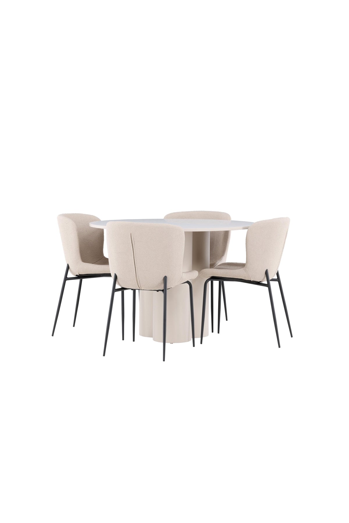 Olivia Matbord med Modesto Stolarna – MDF