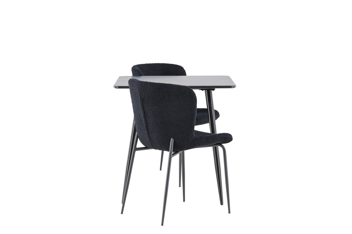Polar Matbord med Modesto Stolarna – MDF