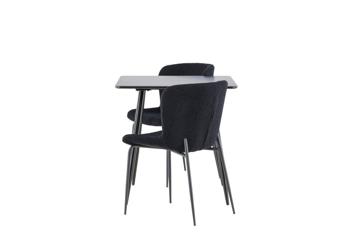 Polar Matbord med Modesto Stolarna – MDF
