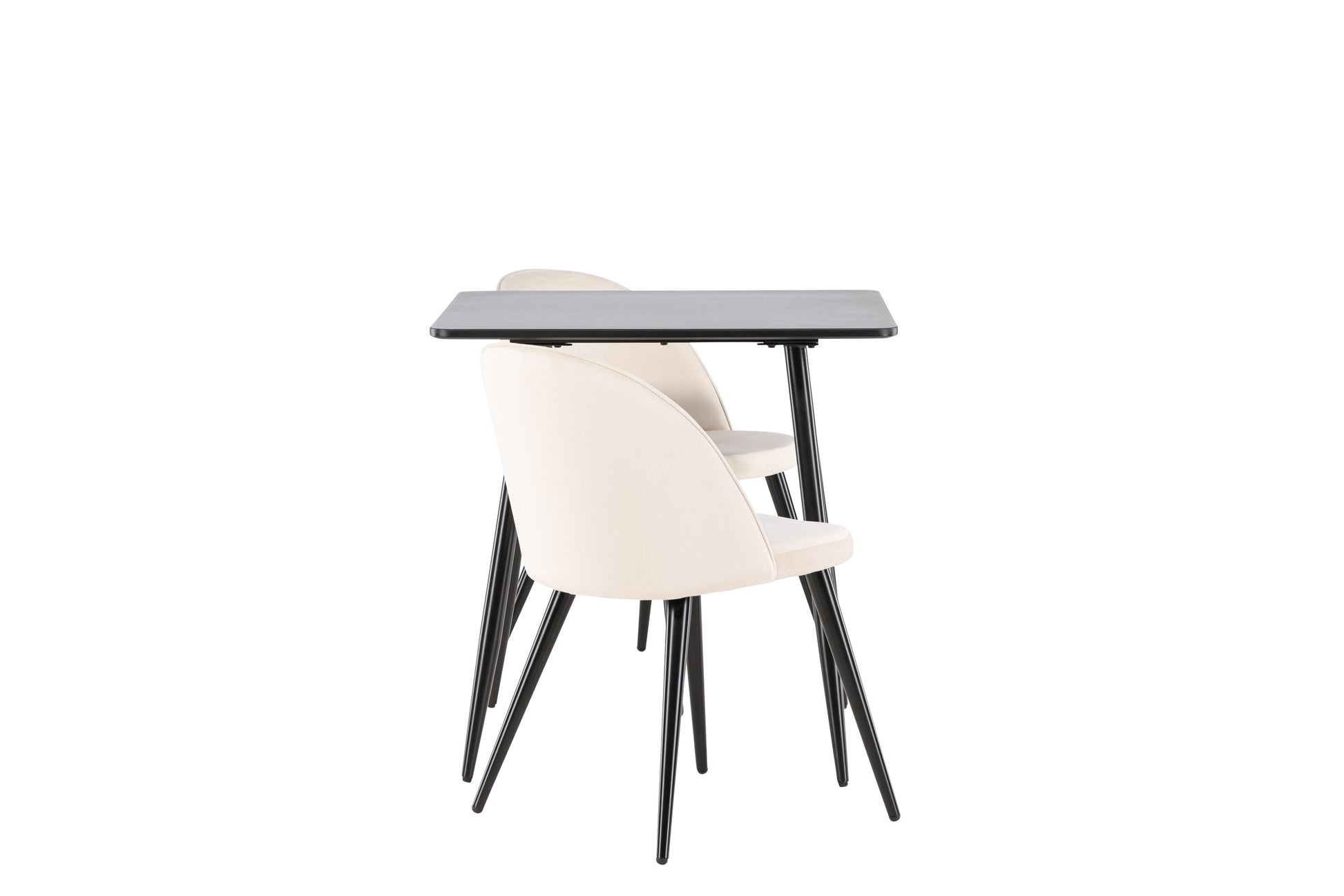 Polar Matbord med Velvet Stolarna – MDF