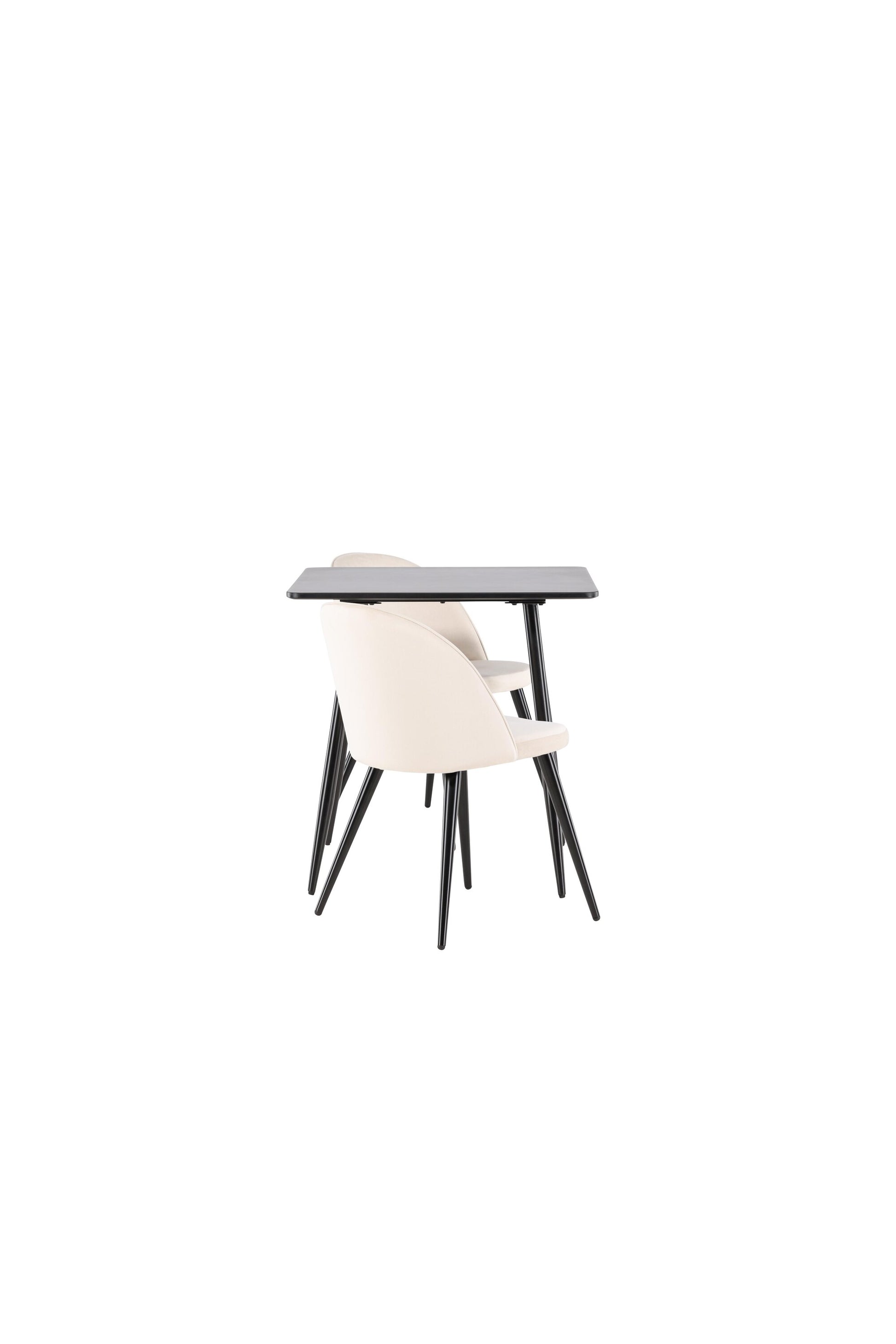 Polar Matbord med Velvet Stolarna – MDF