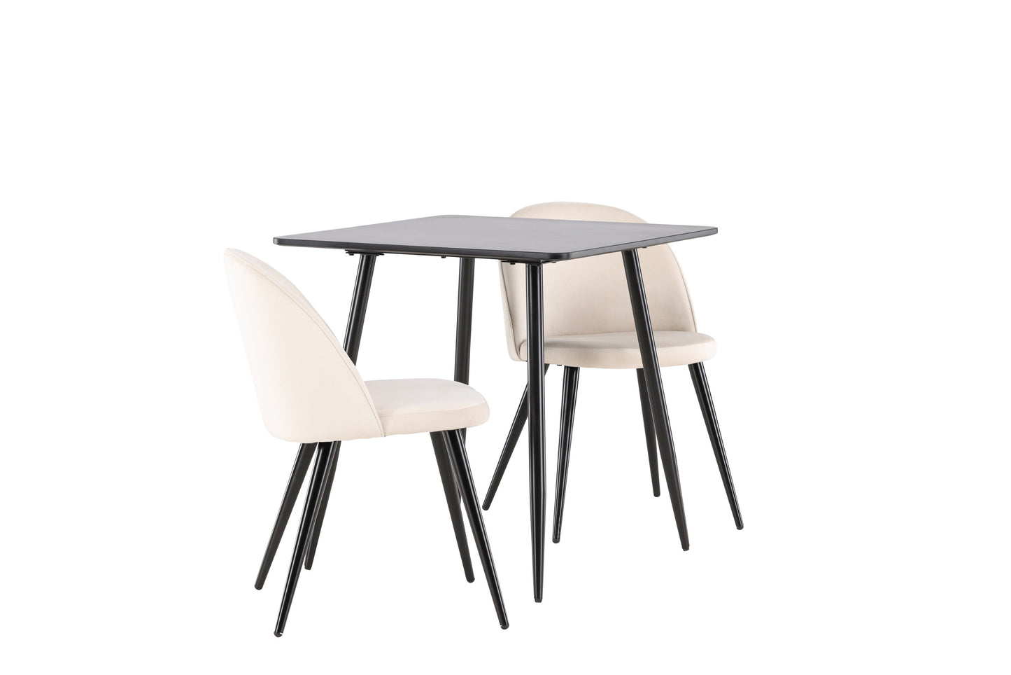 Polar Matbord med Velvet Stolarna – MDF
