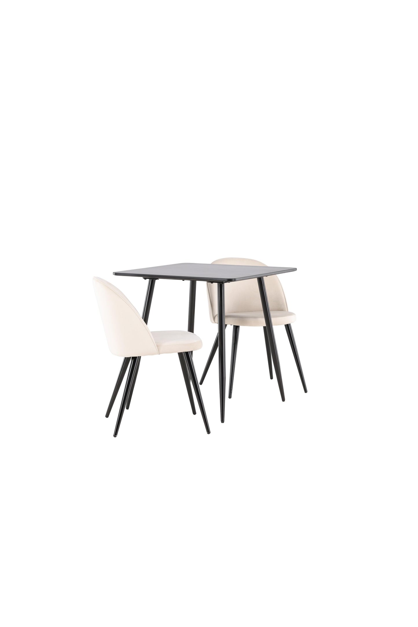 Polar Matbord med Velvet Stolarna – MDF