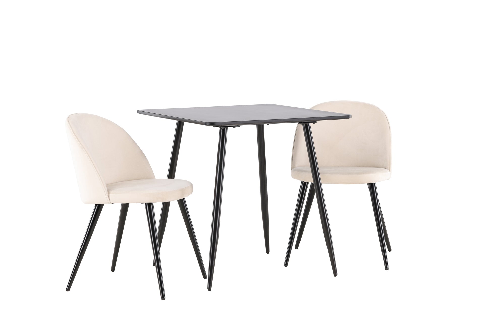 Polar Matbord med Velvet Stolarna – MDF
