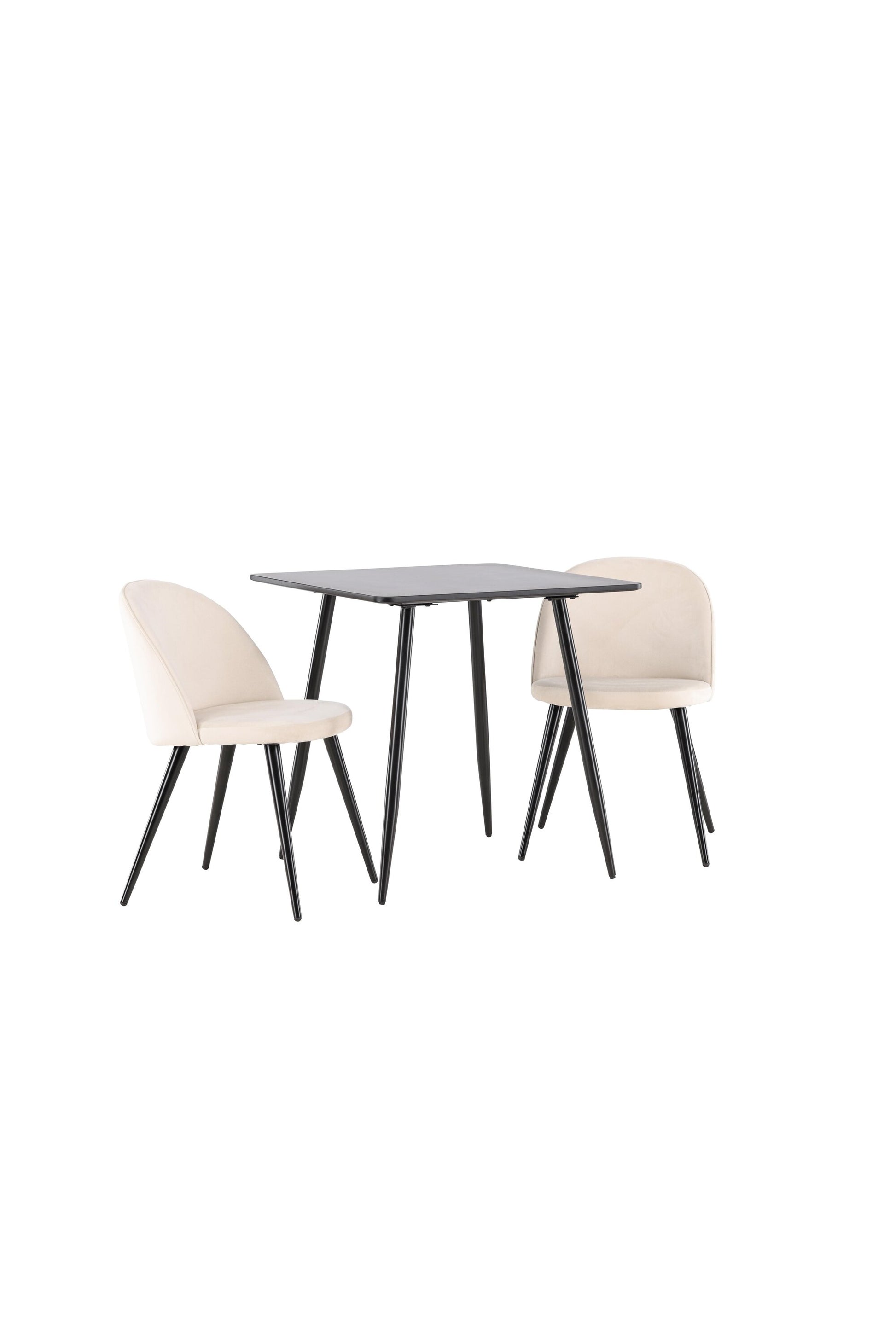 Polar Matbord med Velvet Stolarna – MDF