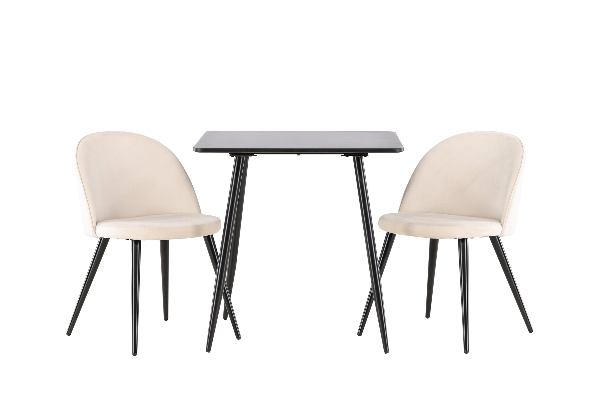 Polar Matbord med Velvet Stolarna – MDF