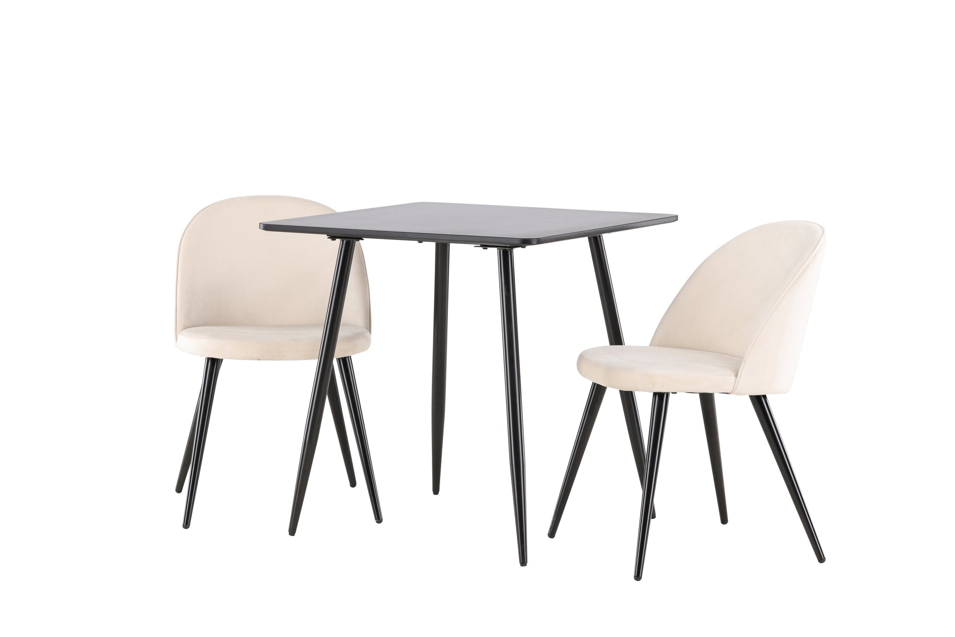 Polar Matbord med Velvet Stolarna – MDF