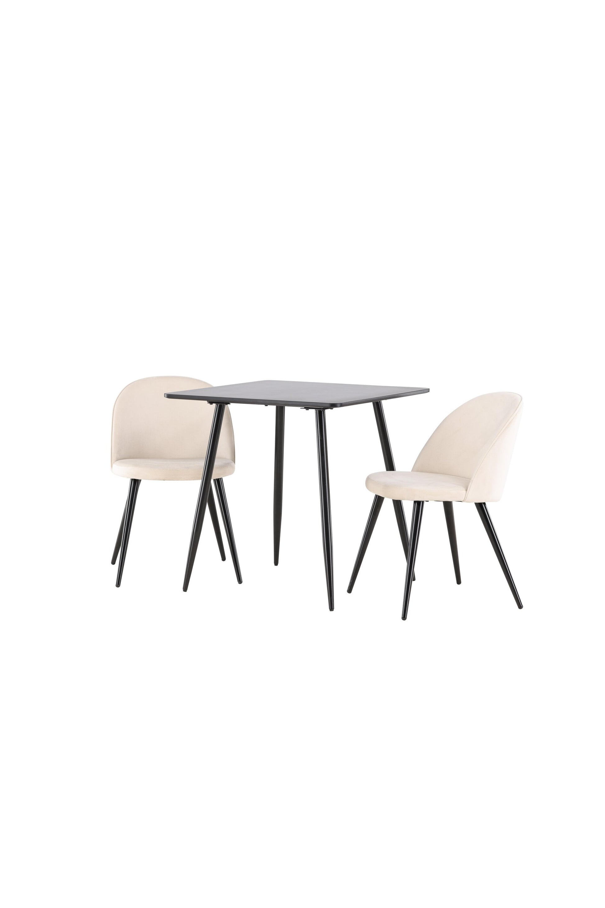 Polar Matbord med Velvet Stolarna – MDF