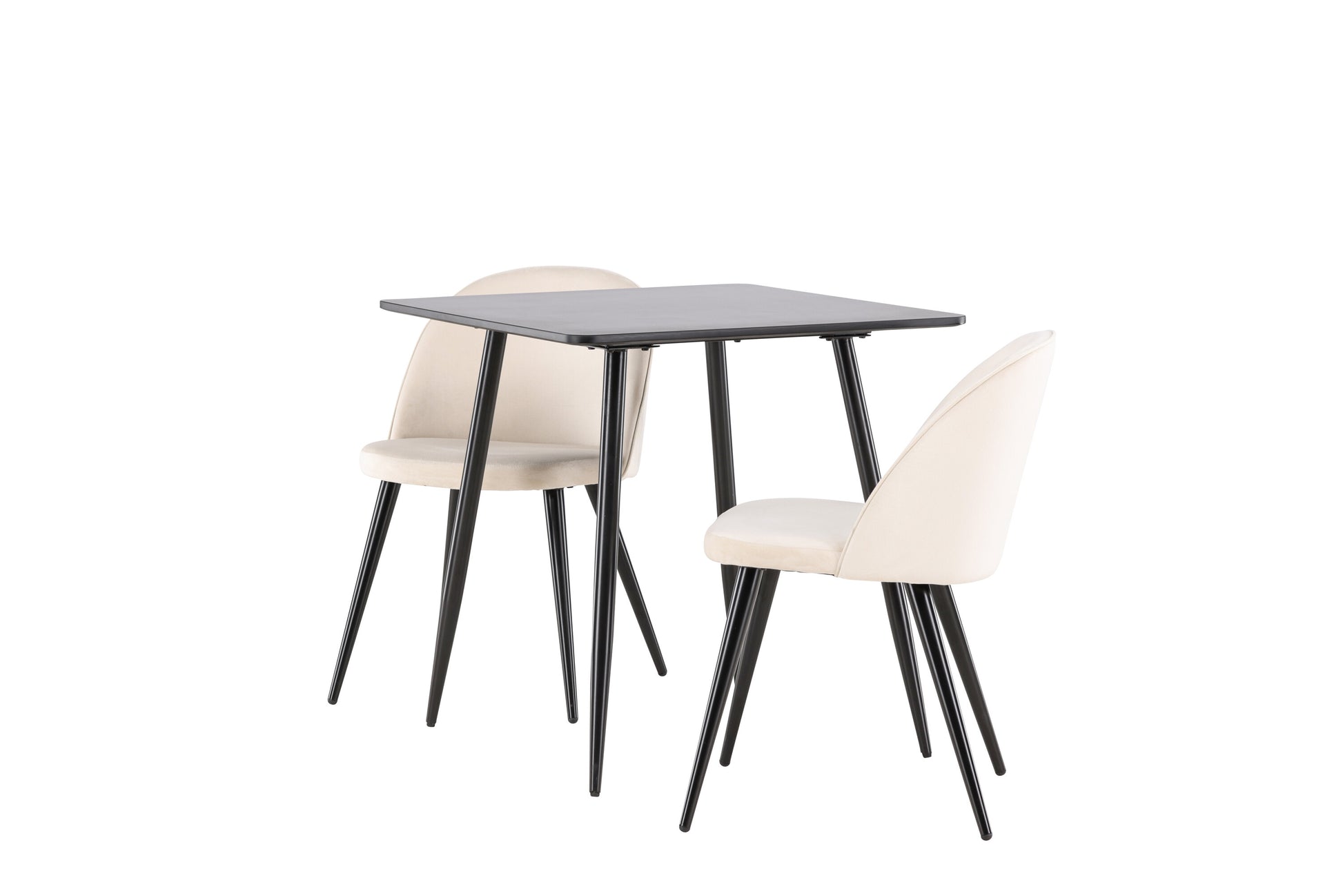 Polar Matbord med Velvet Stolarna – MDF