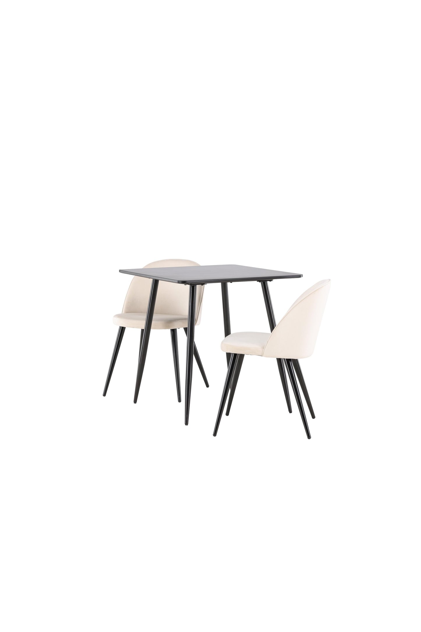 Polar Matbord med Velvet Stolarna – MDF