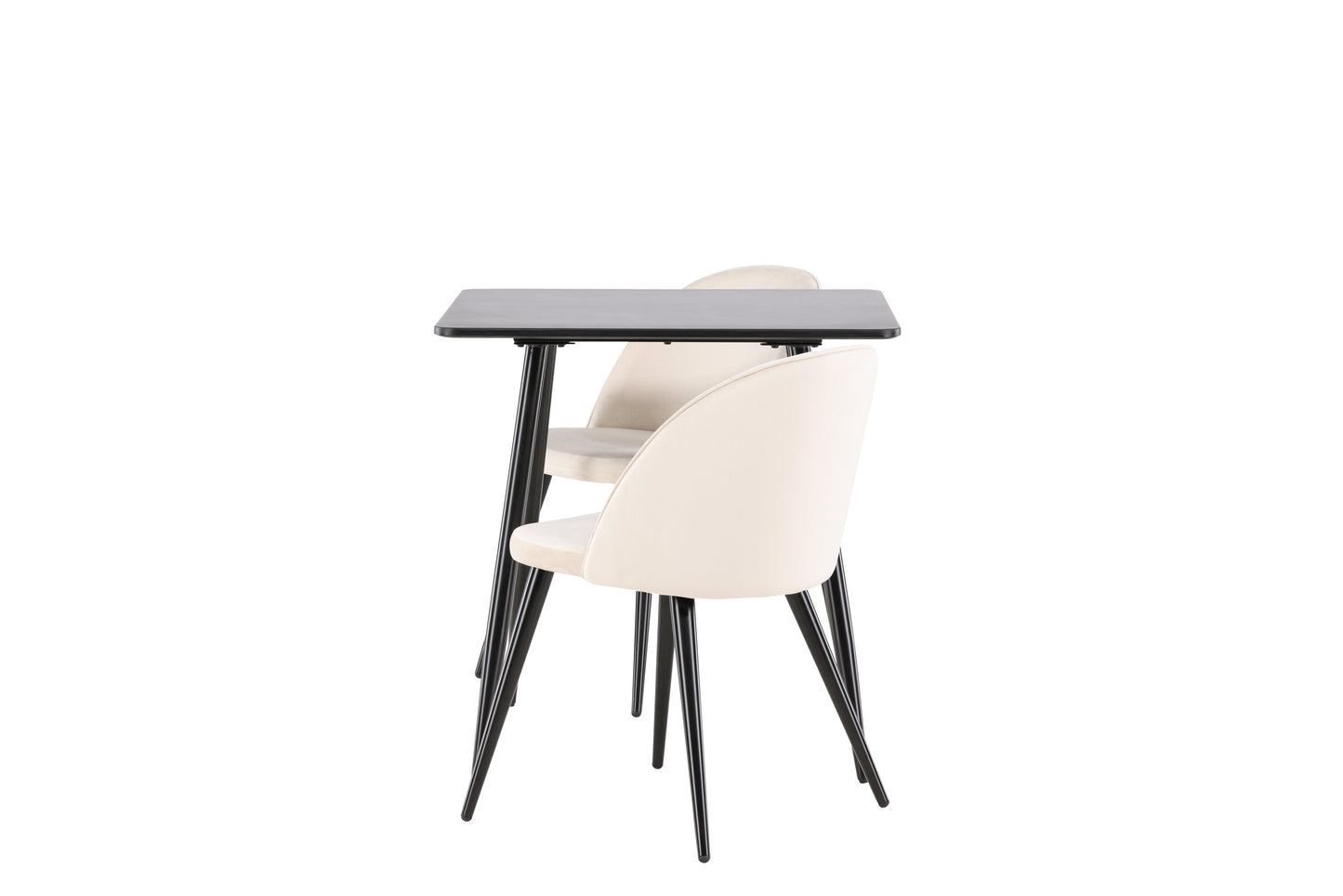 Polar Matbord med Velvet Stolarna – MDF