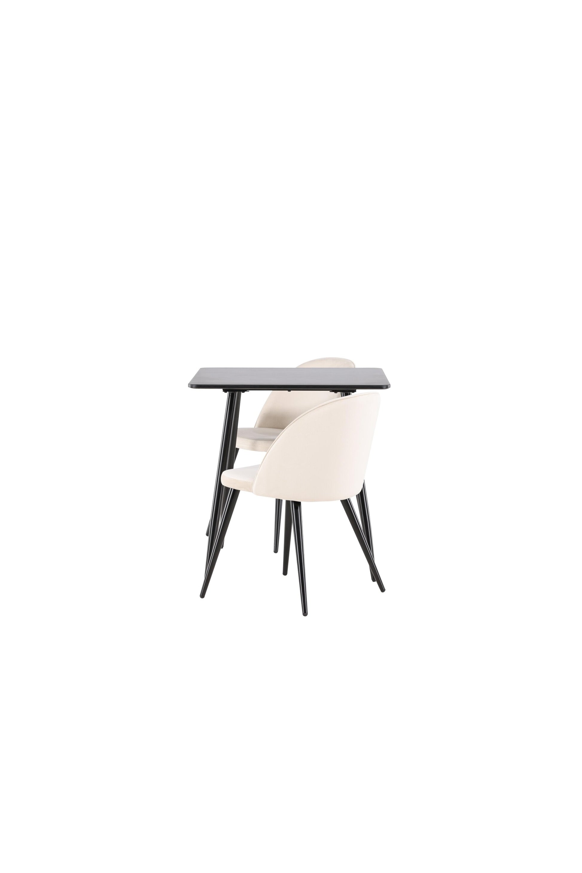 Polar Matbord med Velvet Stolarna – MDF