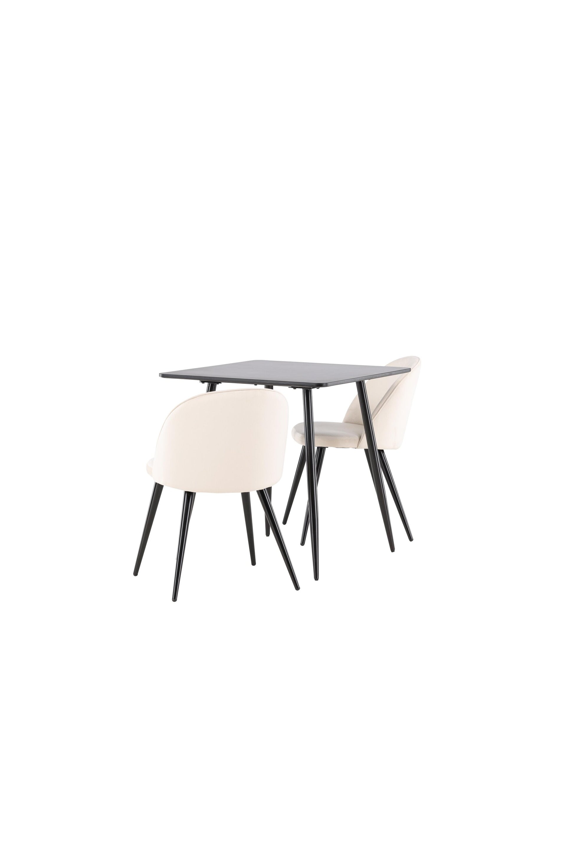 Polar Matbord med Velvet Stolarna – MDF