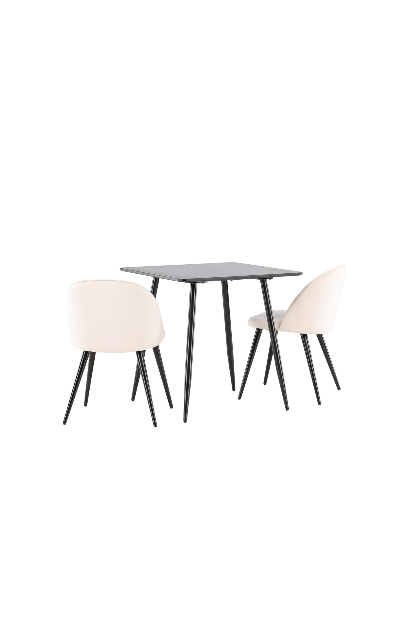 Polar Matbord med Velvet Stolarna – MDF