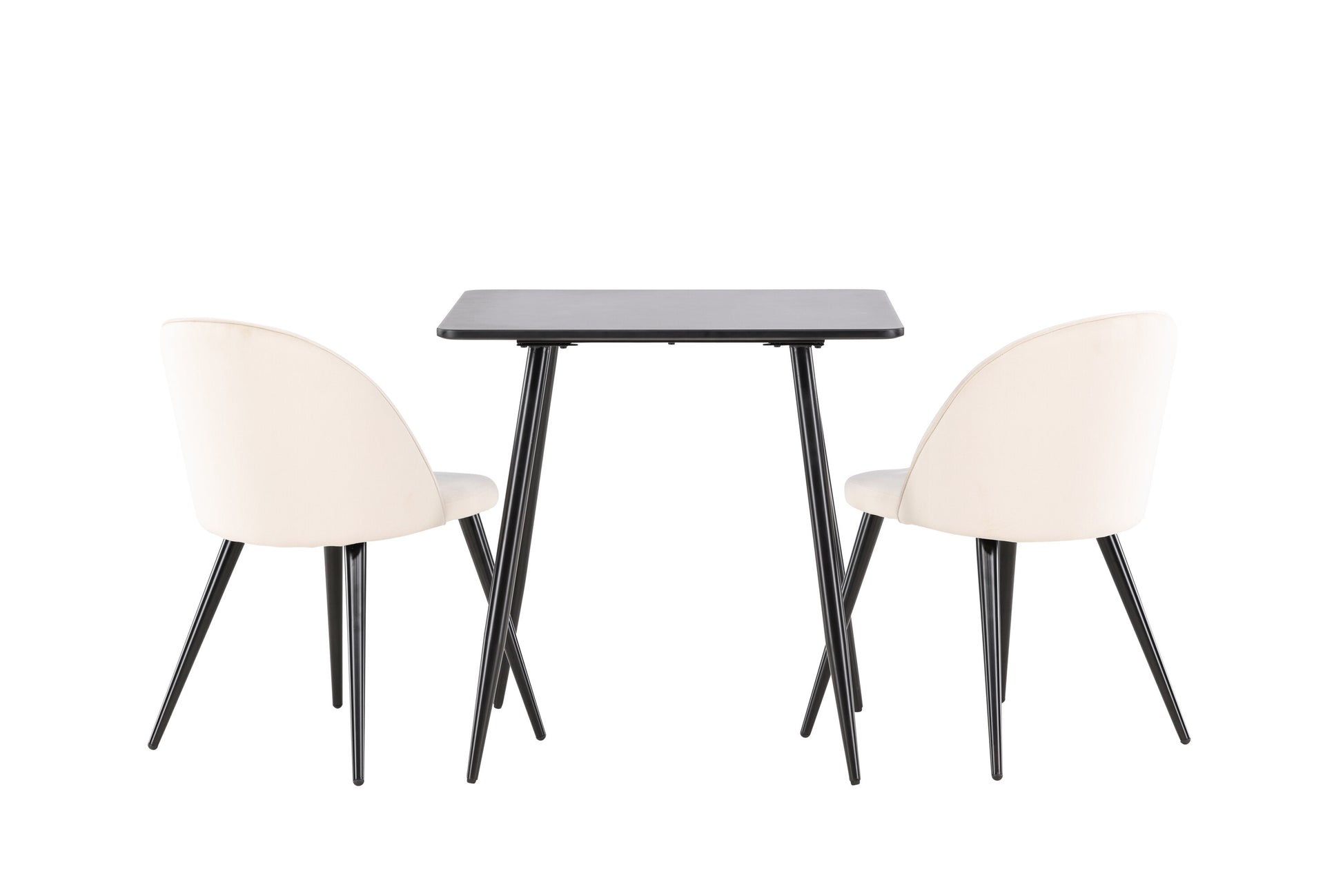 Polar Matbord med Velvet Stolarna – MDF