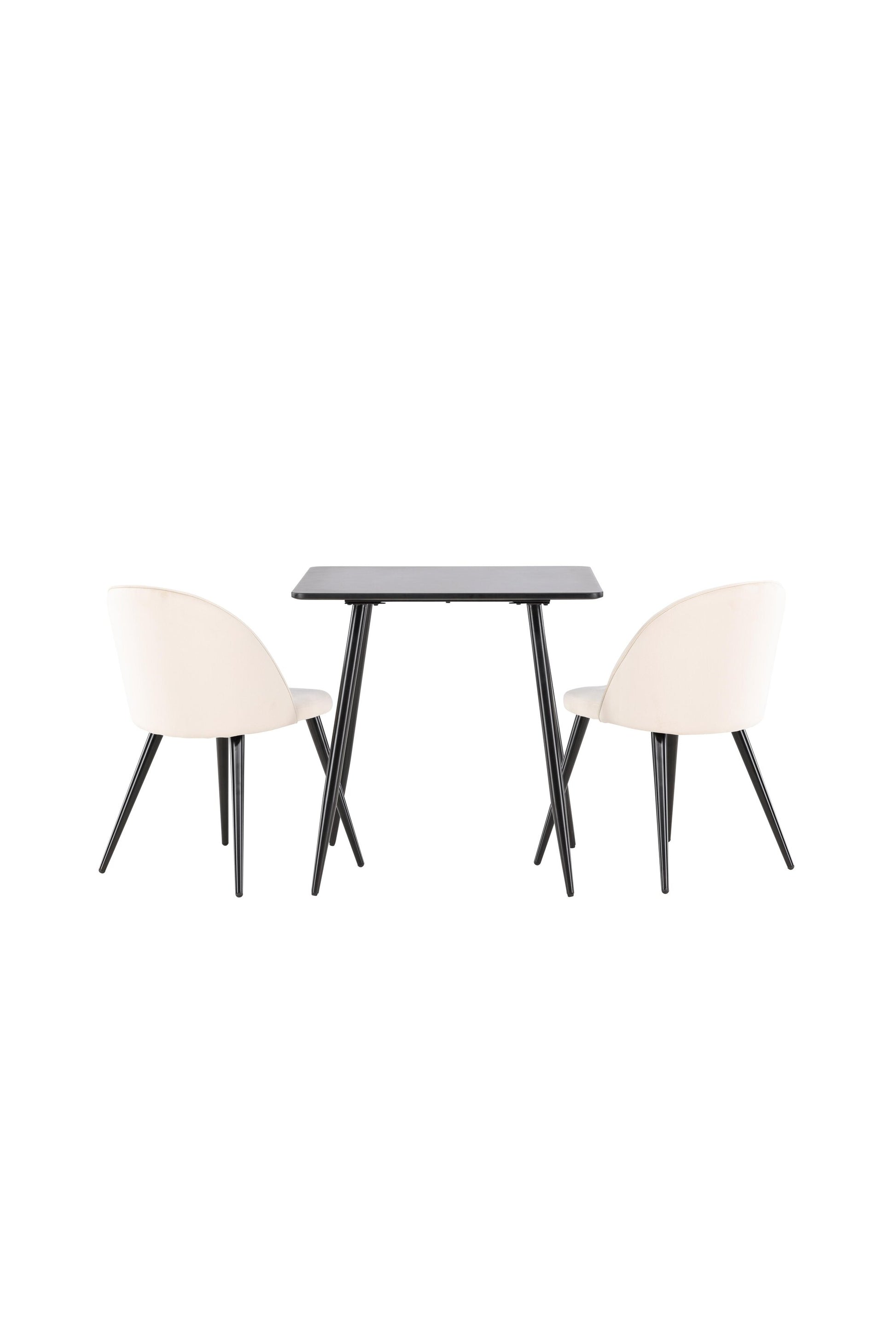 Polar Matbord med Velvet Stolarna – MDF