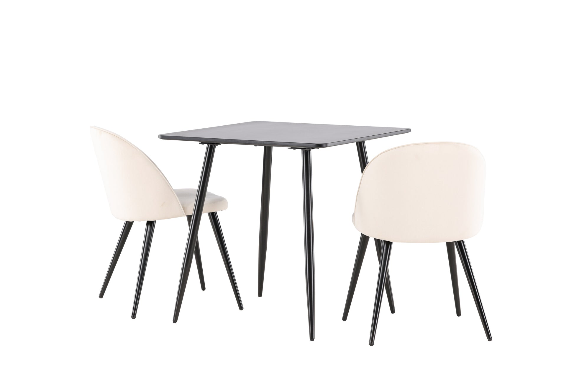 Polar Matbord med Velvet Stolarna – MDF