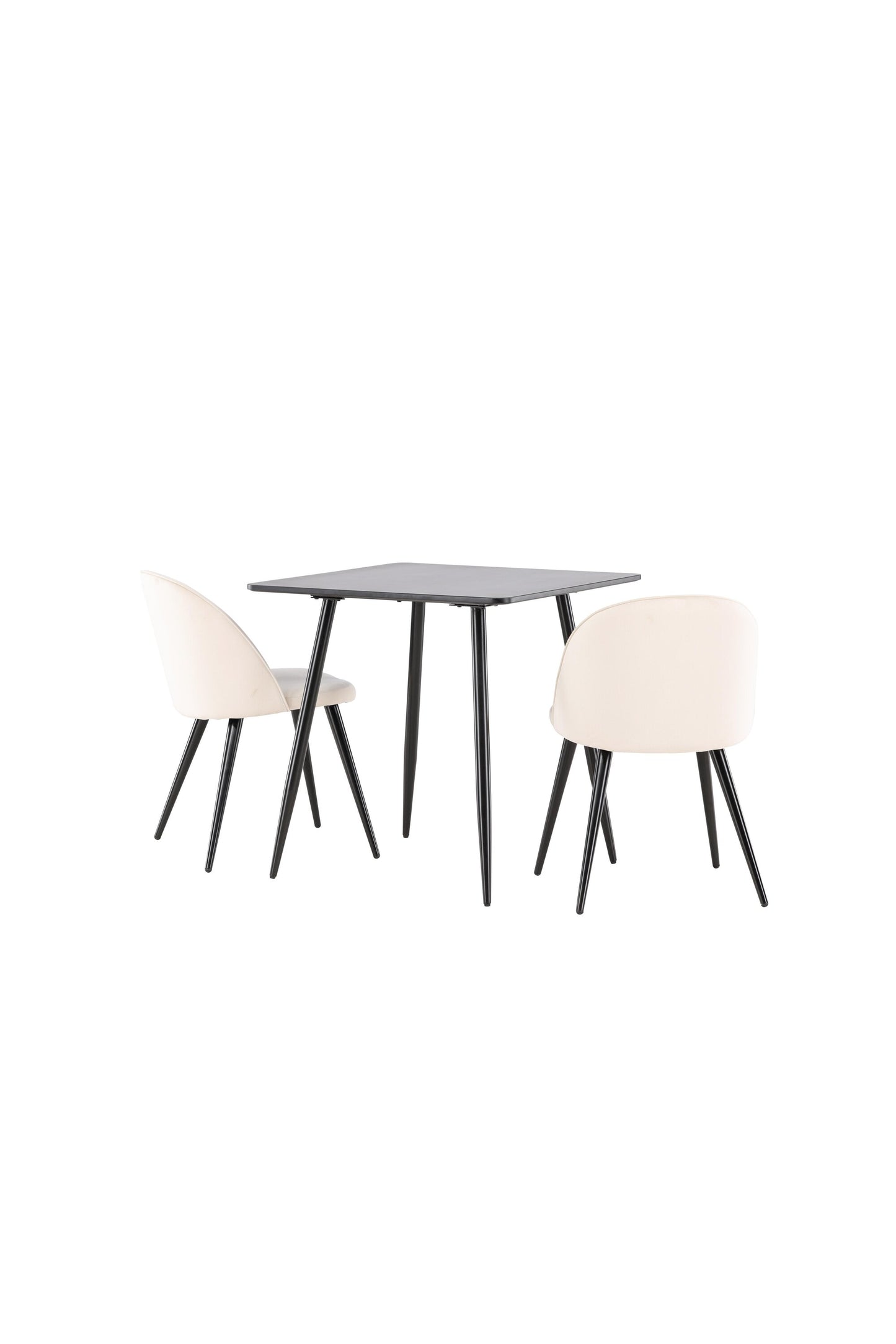 Polar Matbord med Velvet Stolarna – MDF