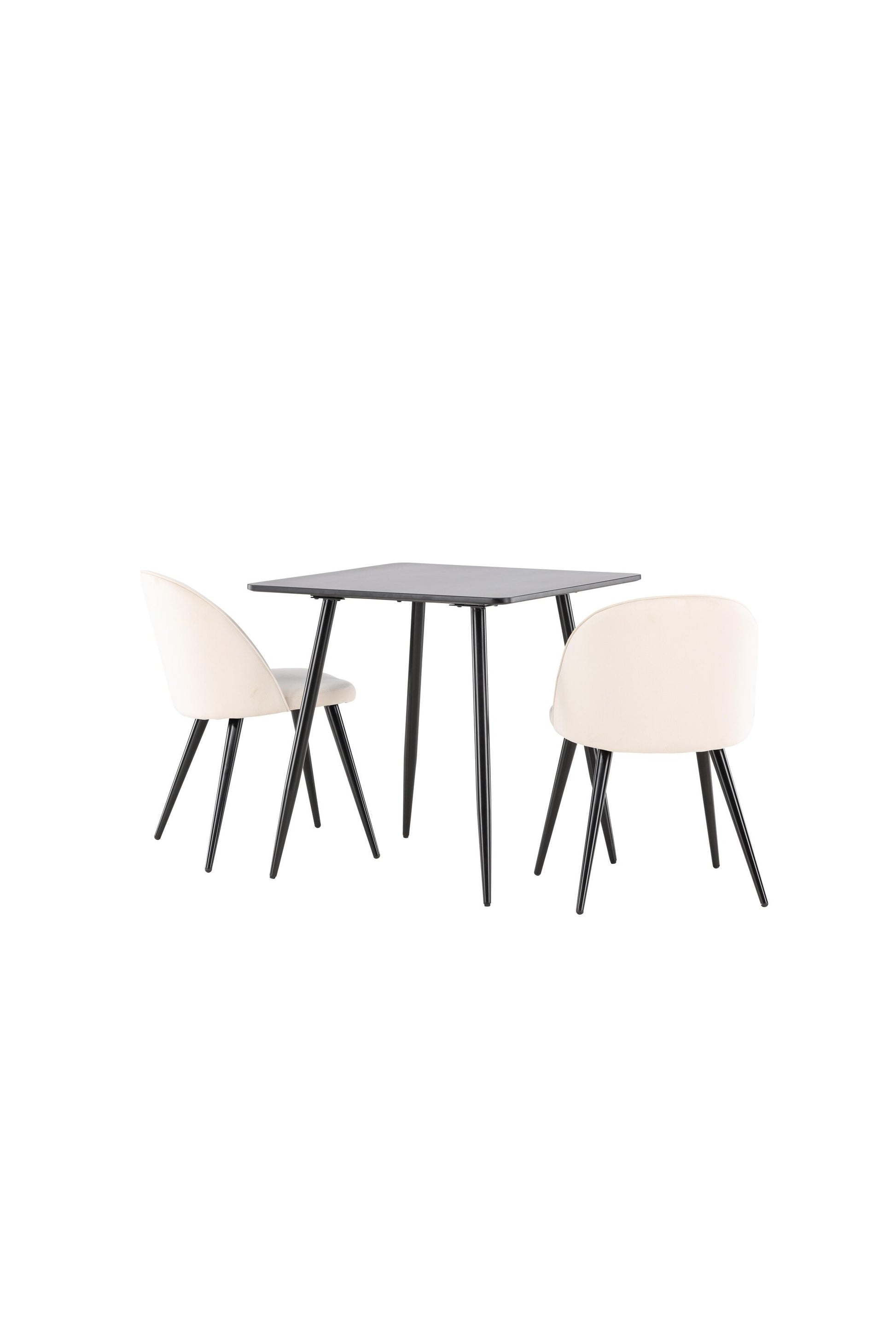 Polar Matbord med Velvet Stolarna – MDF