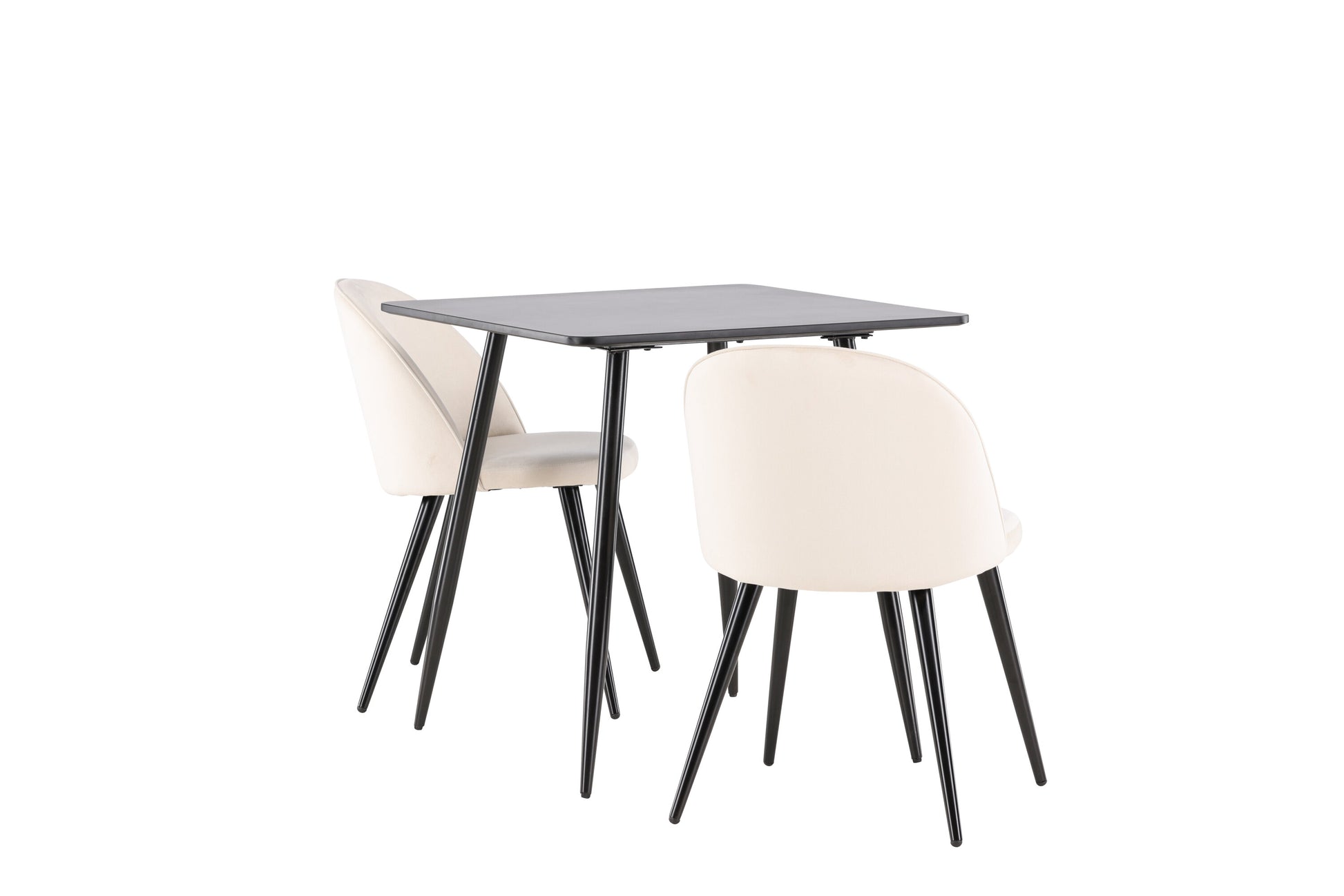 Polar Matbord med Velvet Stolarna – MDF