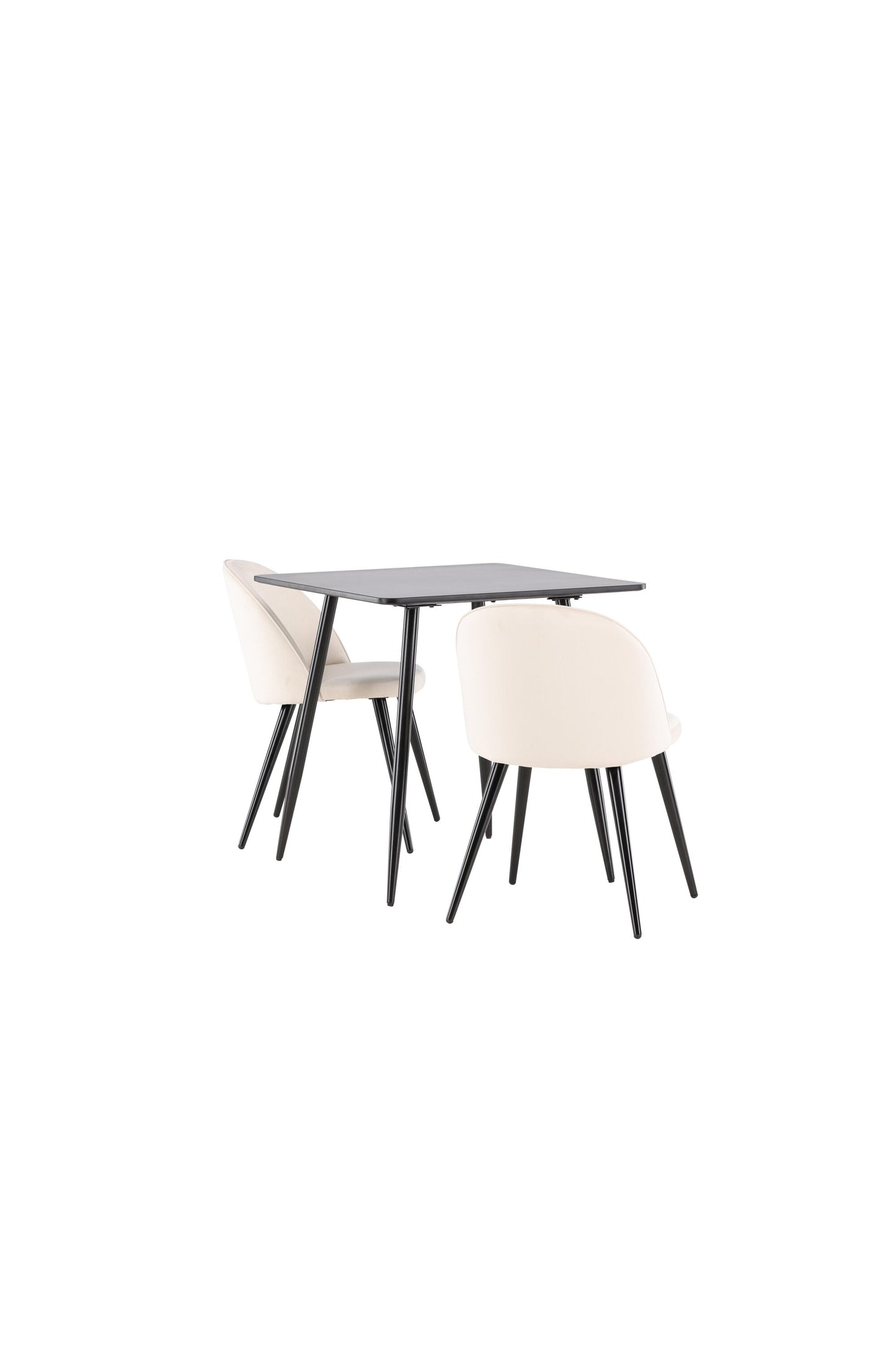 Polar Matbord med Velvet Stolarna – MDF
