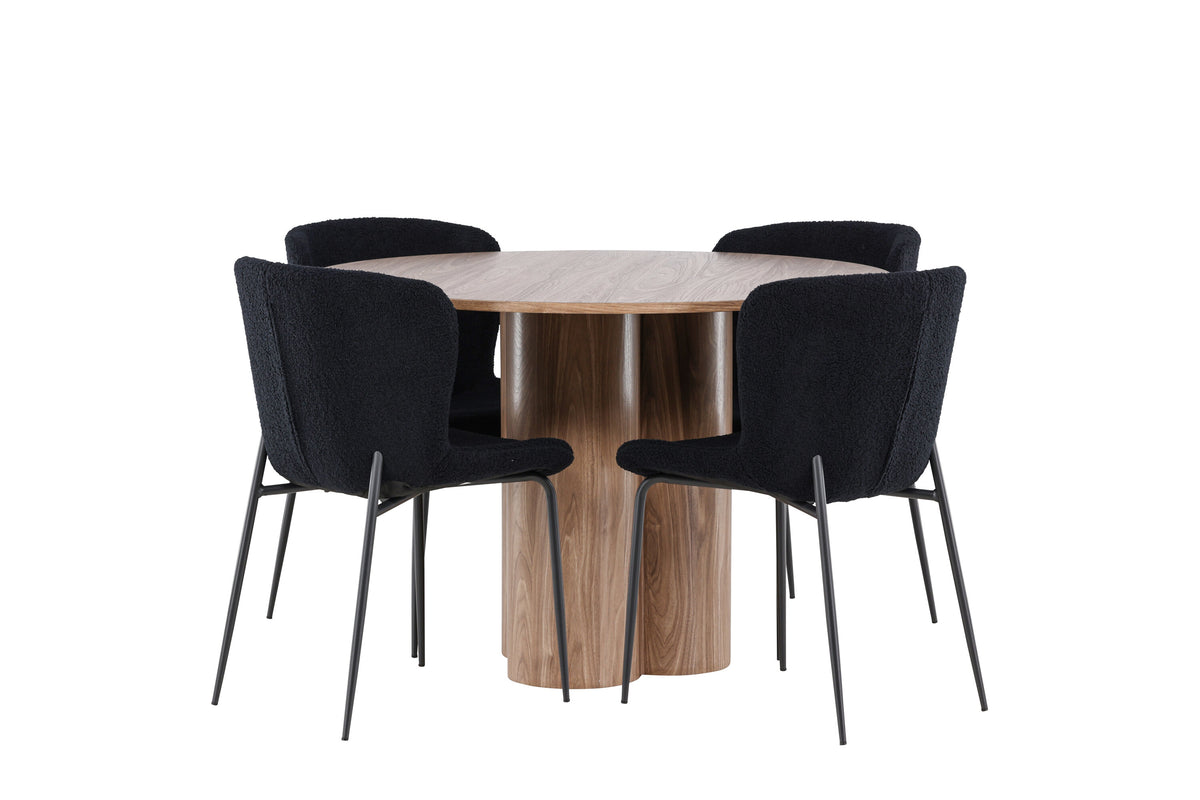 Olivia Matbord med Modesto Stolarna – MDF