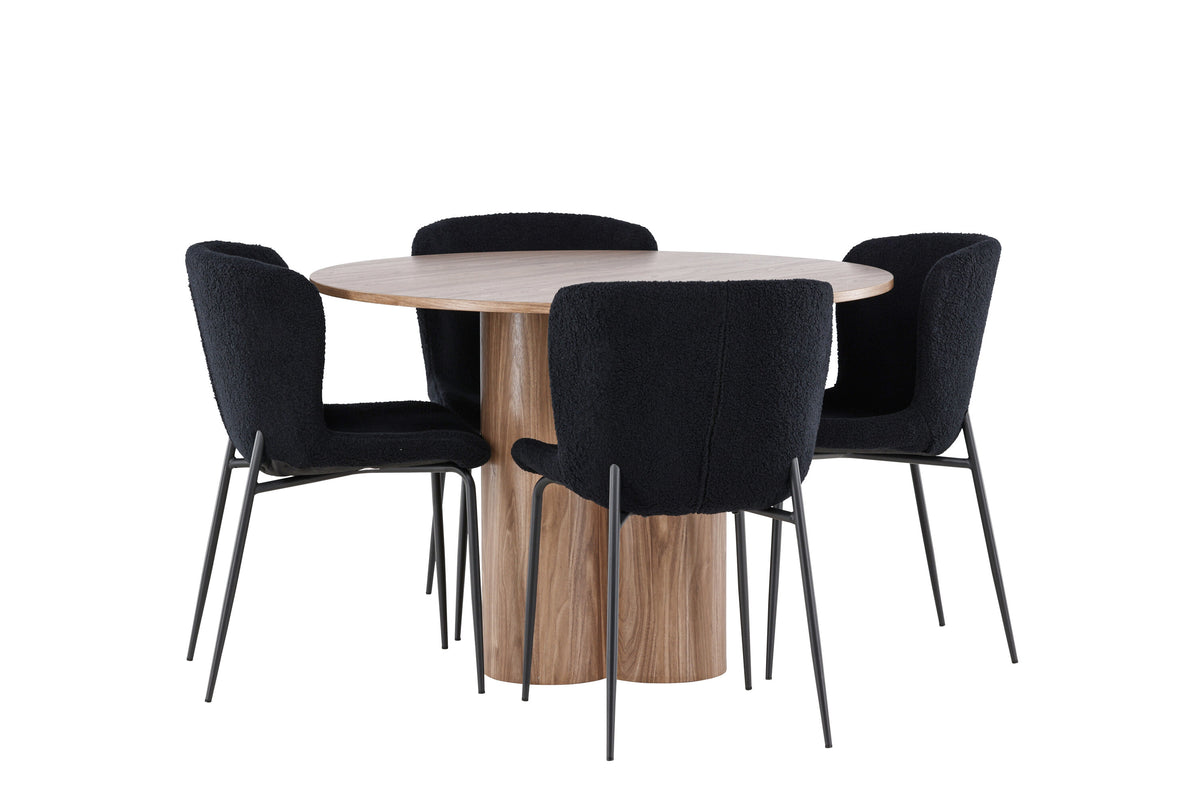 Olivia Matbord med Modesto Stolarna – MDF