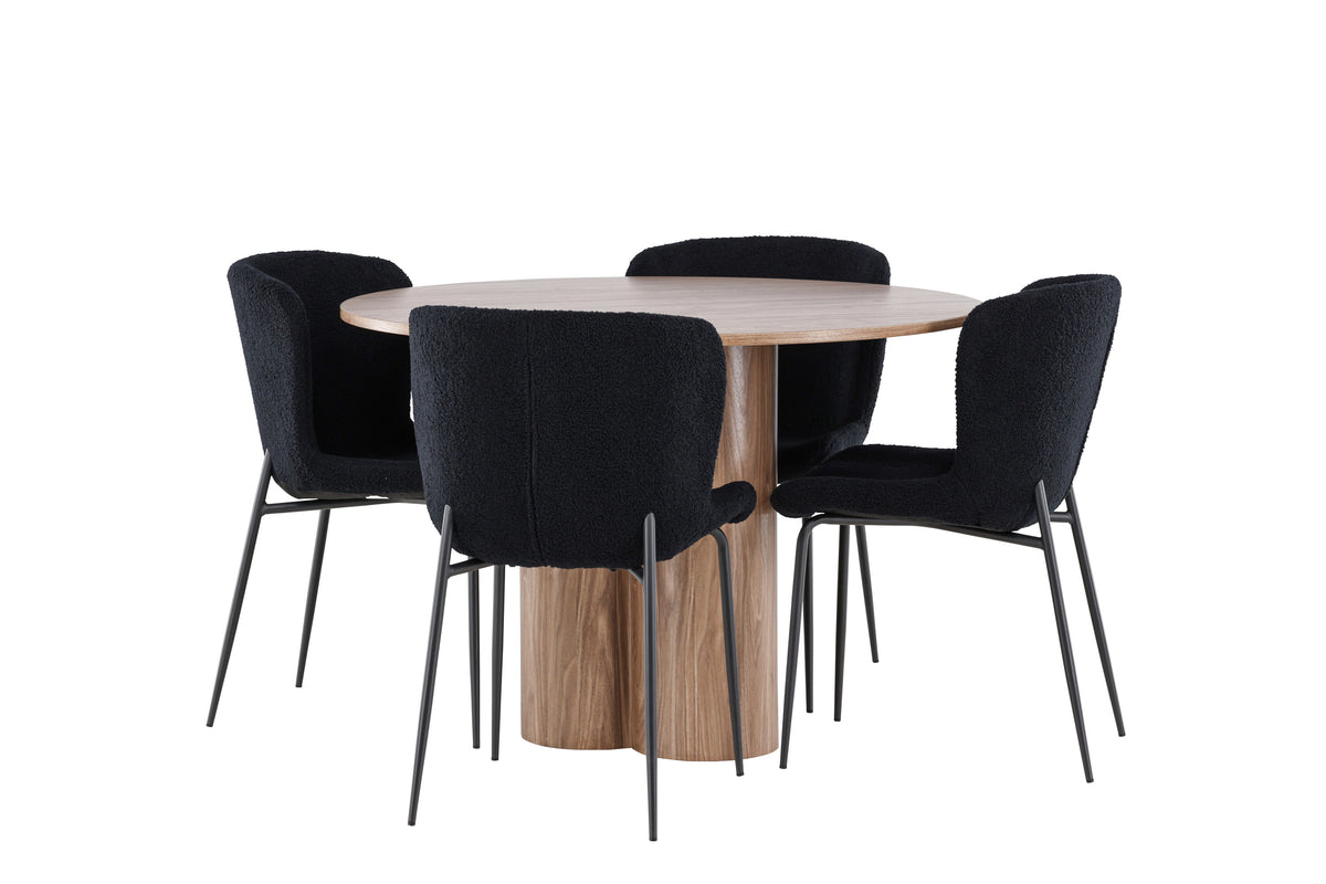 Olivia Matbord med Modesto Stolarna – MDF