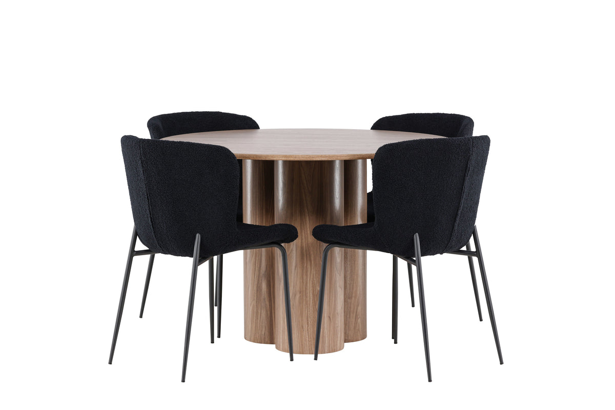 Olivia Matbord med Modesto Stolarna – MDF