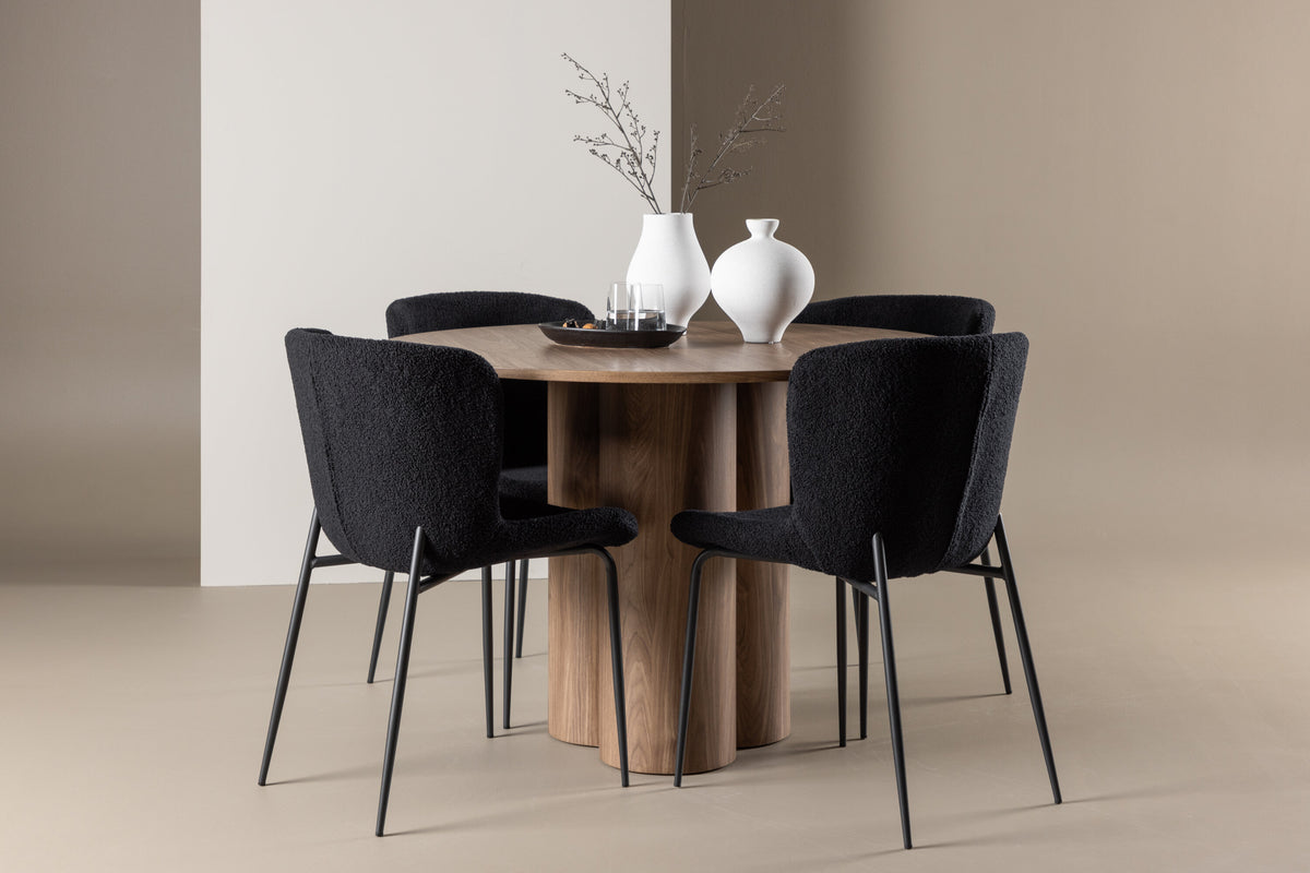 Olivia Matbord med Modesto Stolarna – MDF