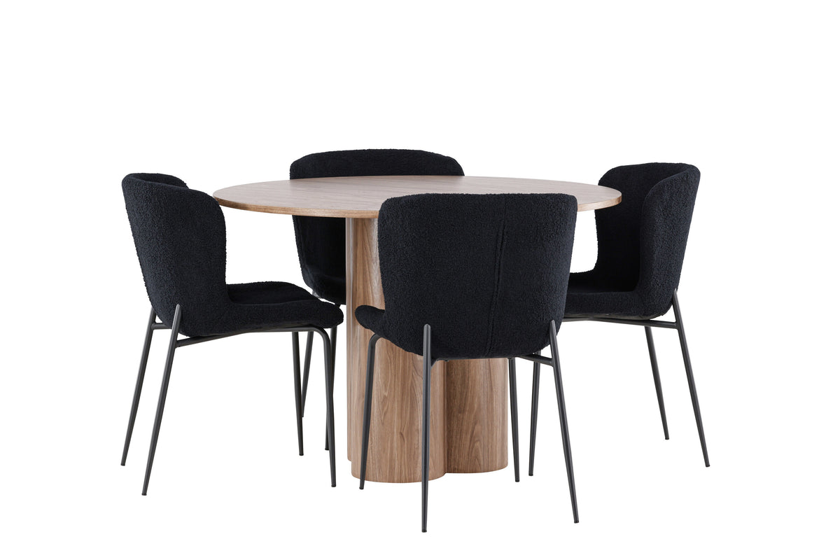 Olivia Matbord med Modesto Stolarna – MDF